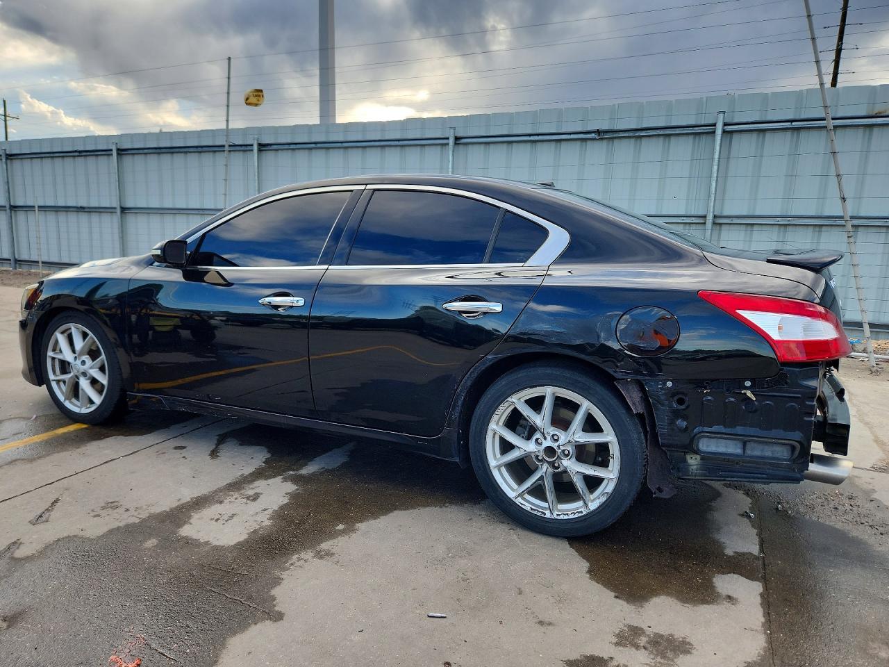 2009 Nissan Maxima S/sv Black vin: 1N4AA51E19C833736