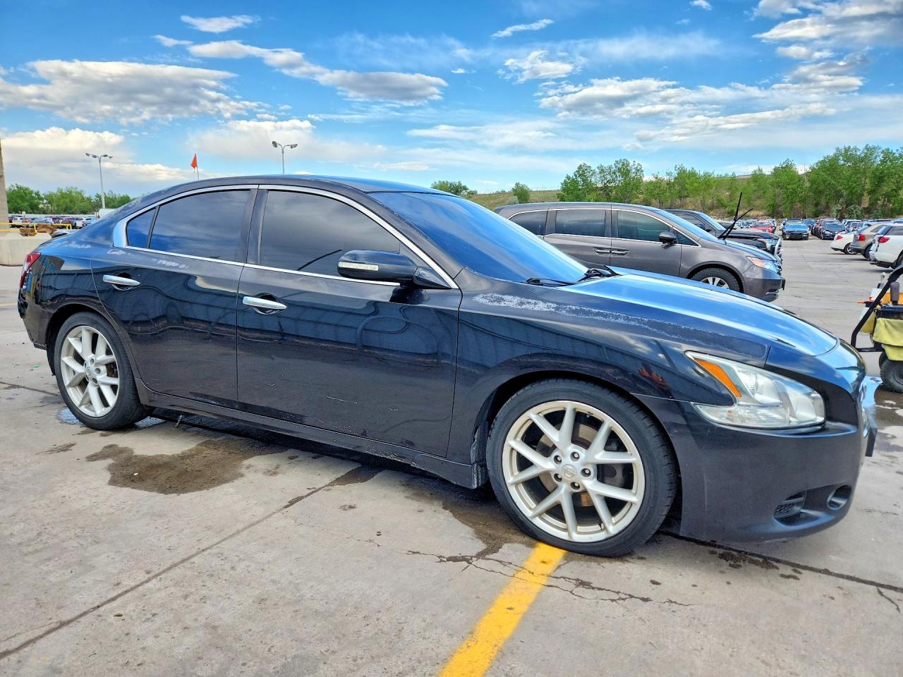2009 Nissan Maxima S/sv Black vin: 1N4AA51E19C833736