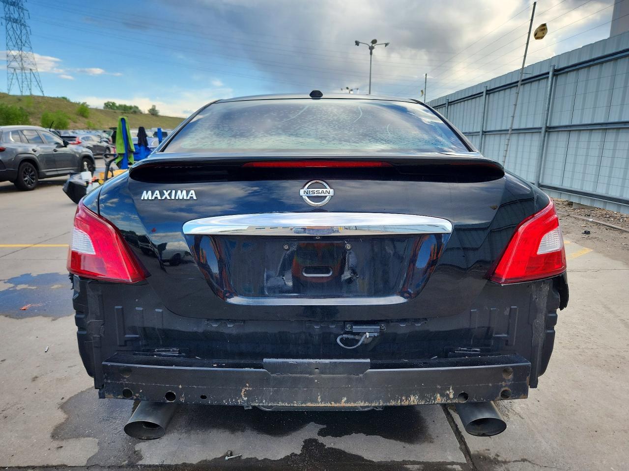 2009 Nissan Maxima S/sv Black vin: 1N4AA51E19C833736