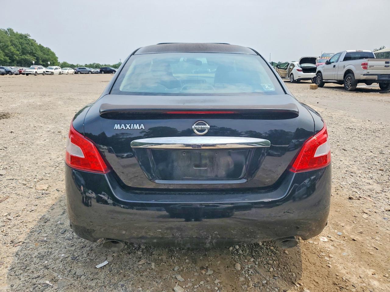 2009 Nissan Maxima 3.5 S Black vin: 1N4AA51E19C857163