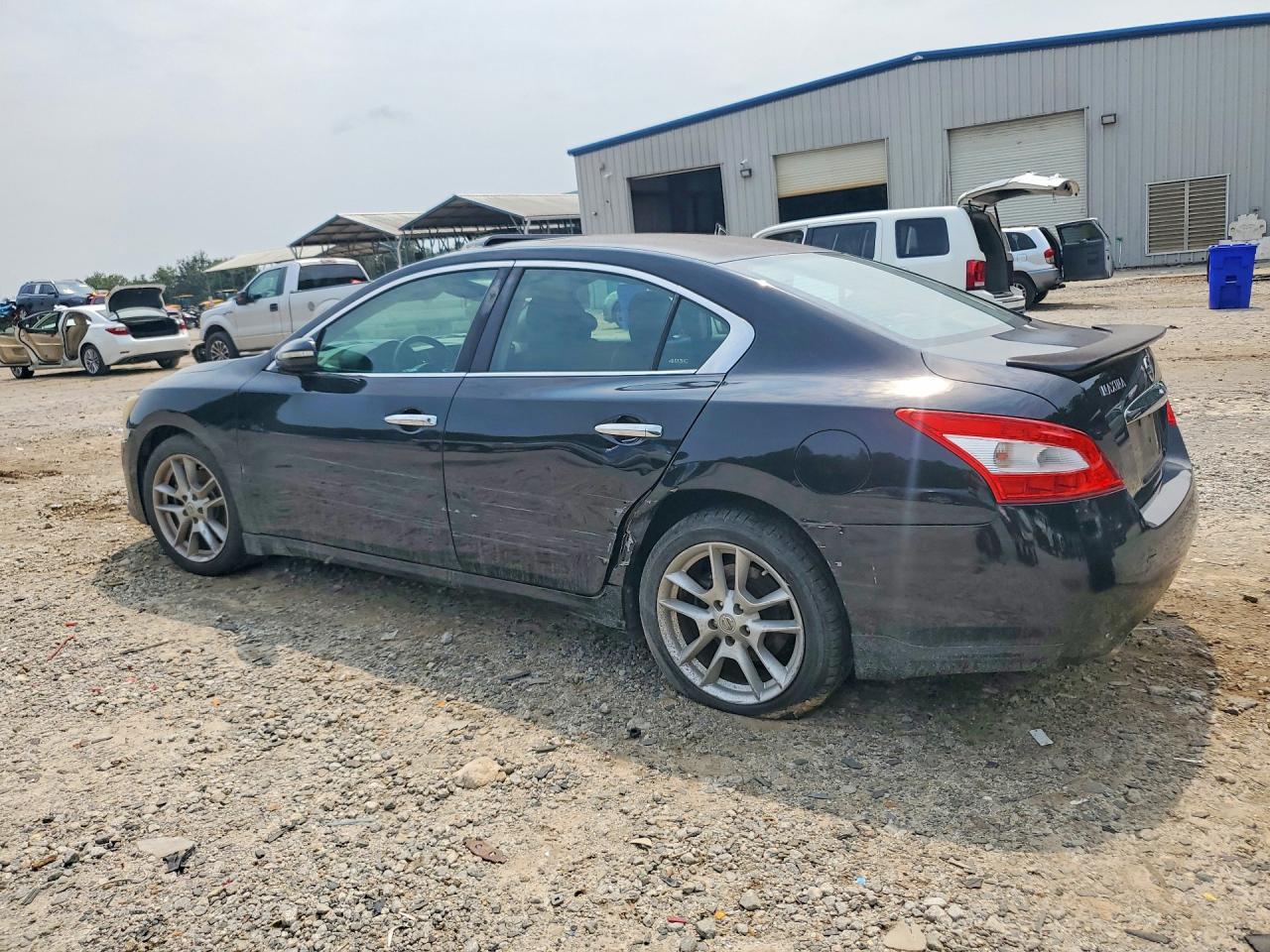 2009 Nissan Maxima 3.5 S Black vin: 1N4AA51E19C857163