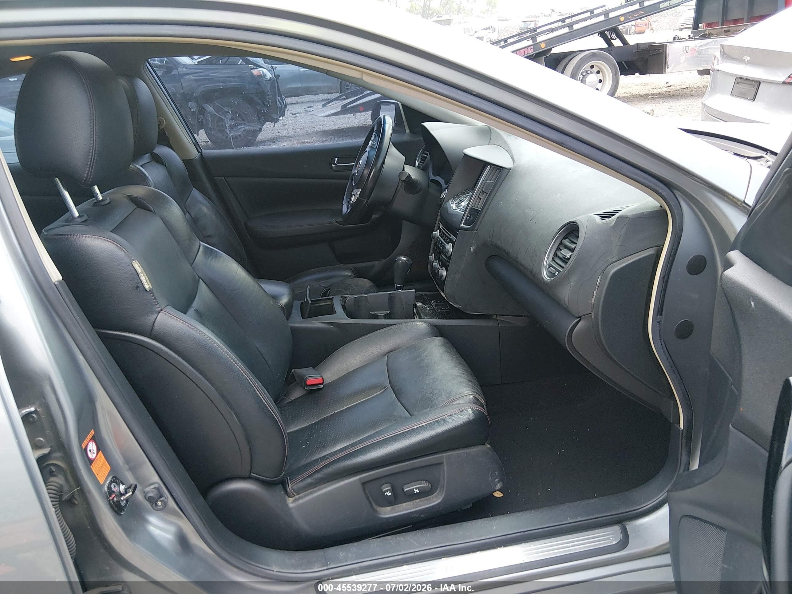 2009 Nissan Maxima 3.5 Sv Silver vin: 1N4AA51E29C814449