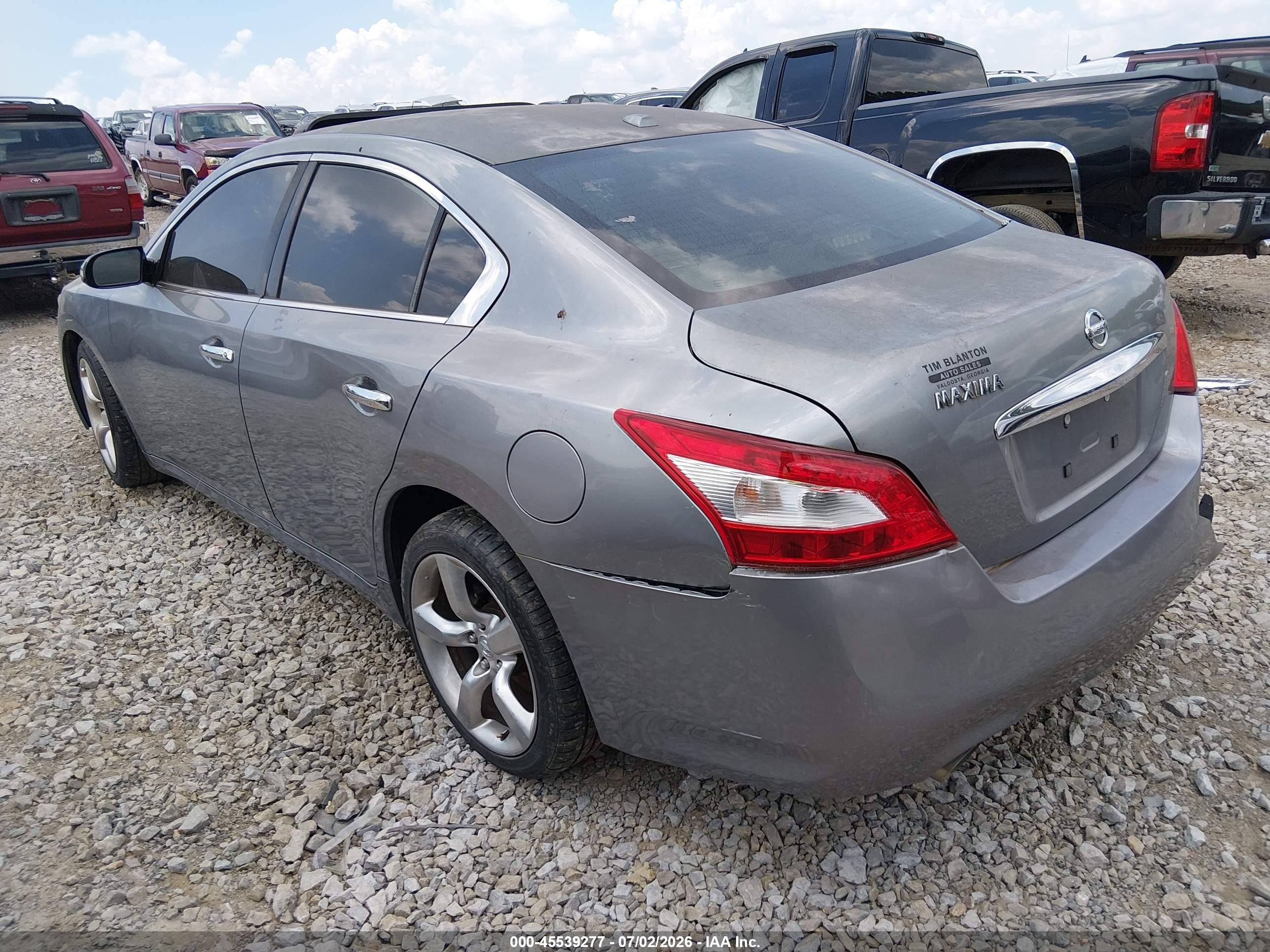 2009 Nissan Maxima 3.5 Sv Silver vin: 1N4AA51E29C814449
