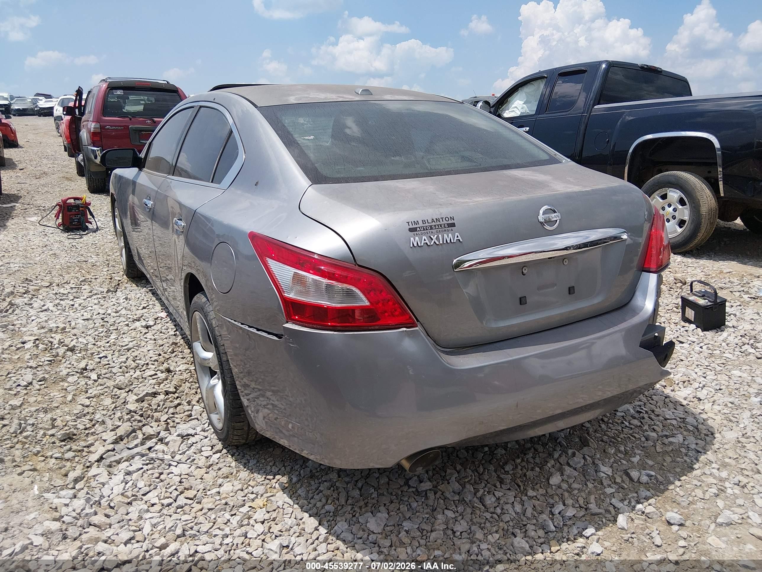 2009 Nissan Maxima 3.5 Sv Silver vin: 1N4AA51E29C814449