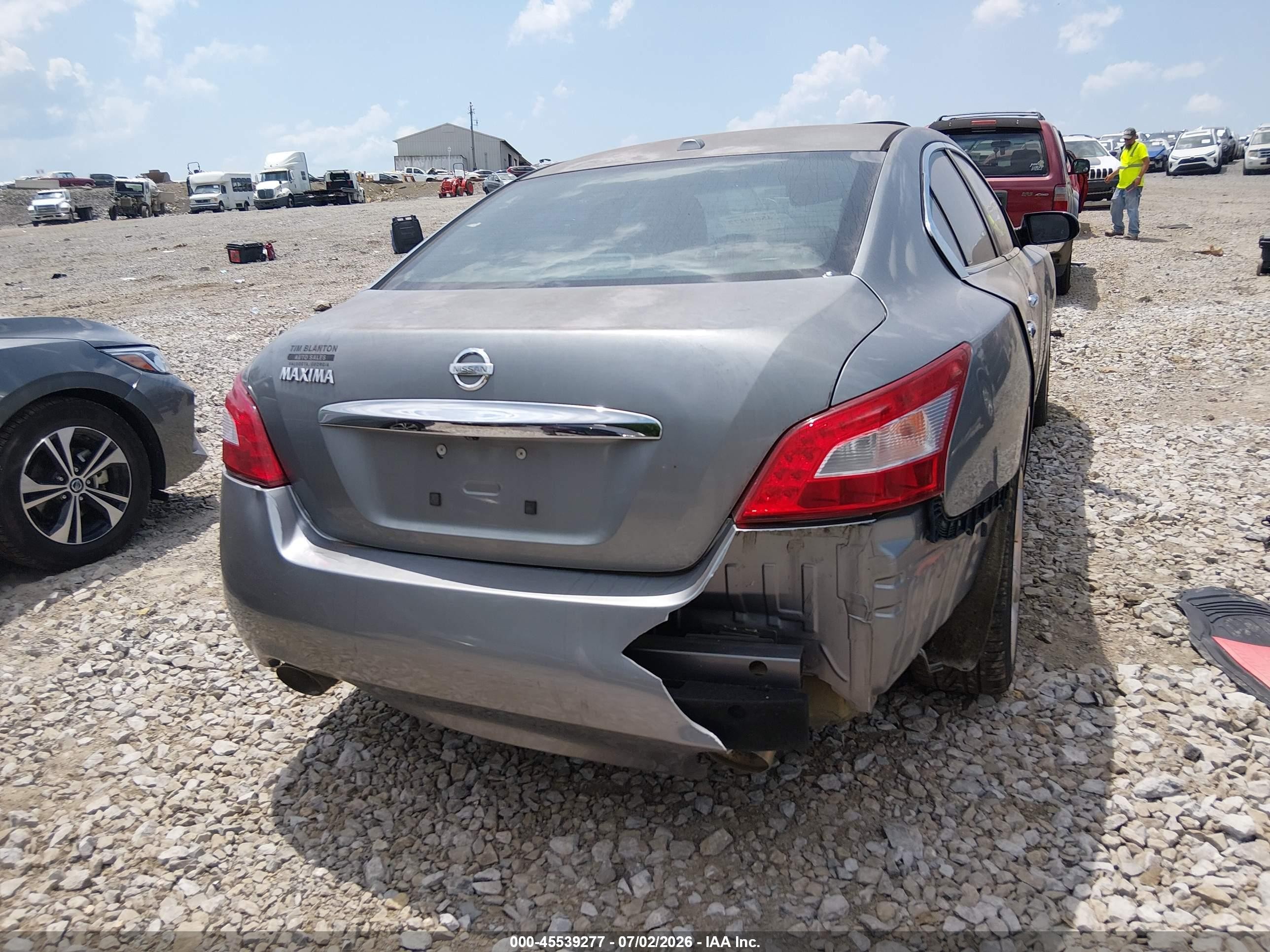 2009 Nissan Maxima 3.5 Sv Silver vin: 1N4AA51E29C814449