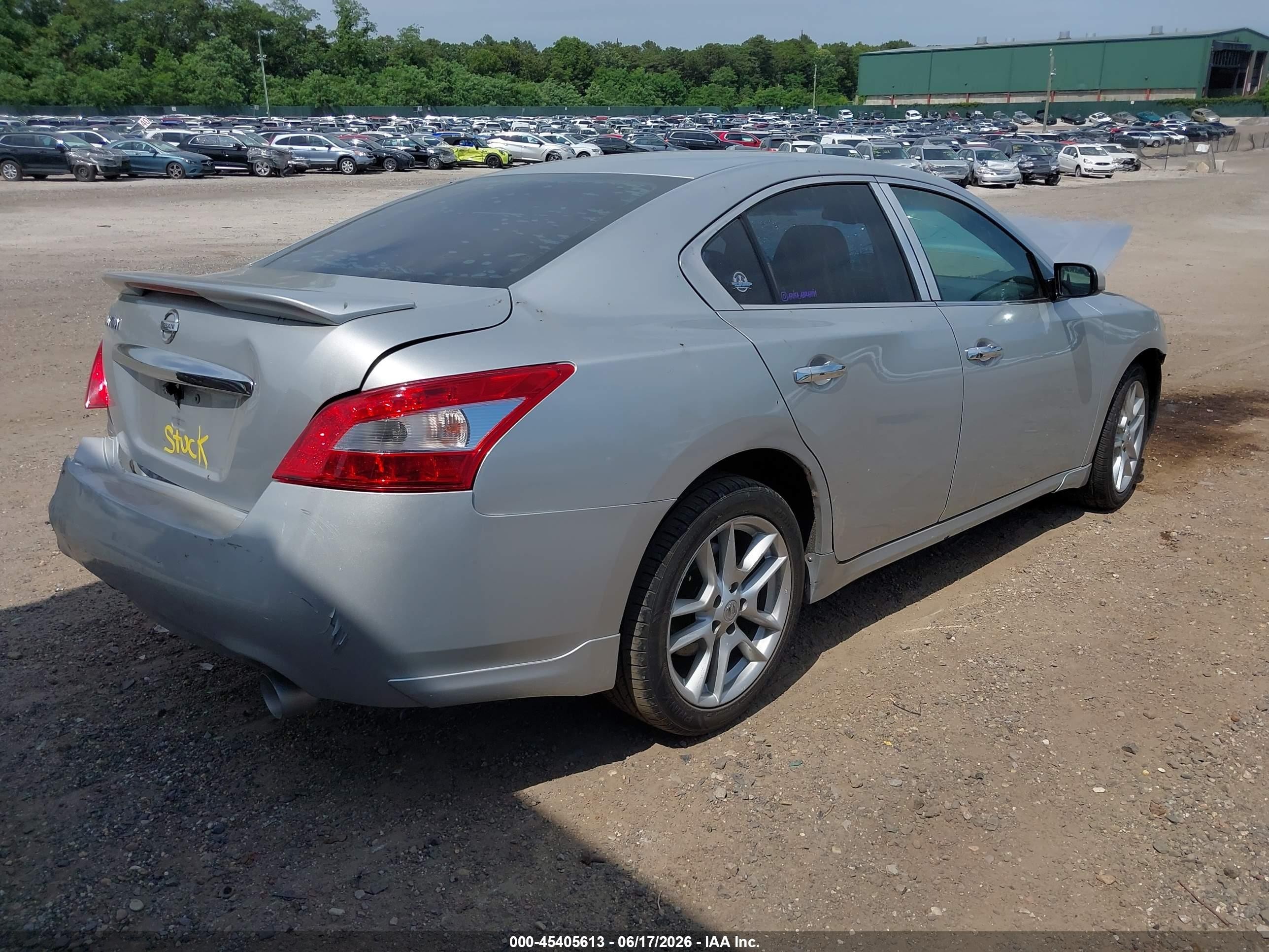 2009 Nissan Maxima 3.5 S Gray vin: 1N4AA51E29C830151