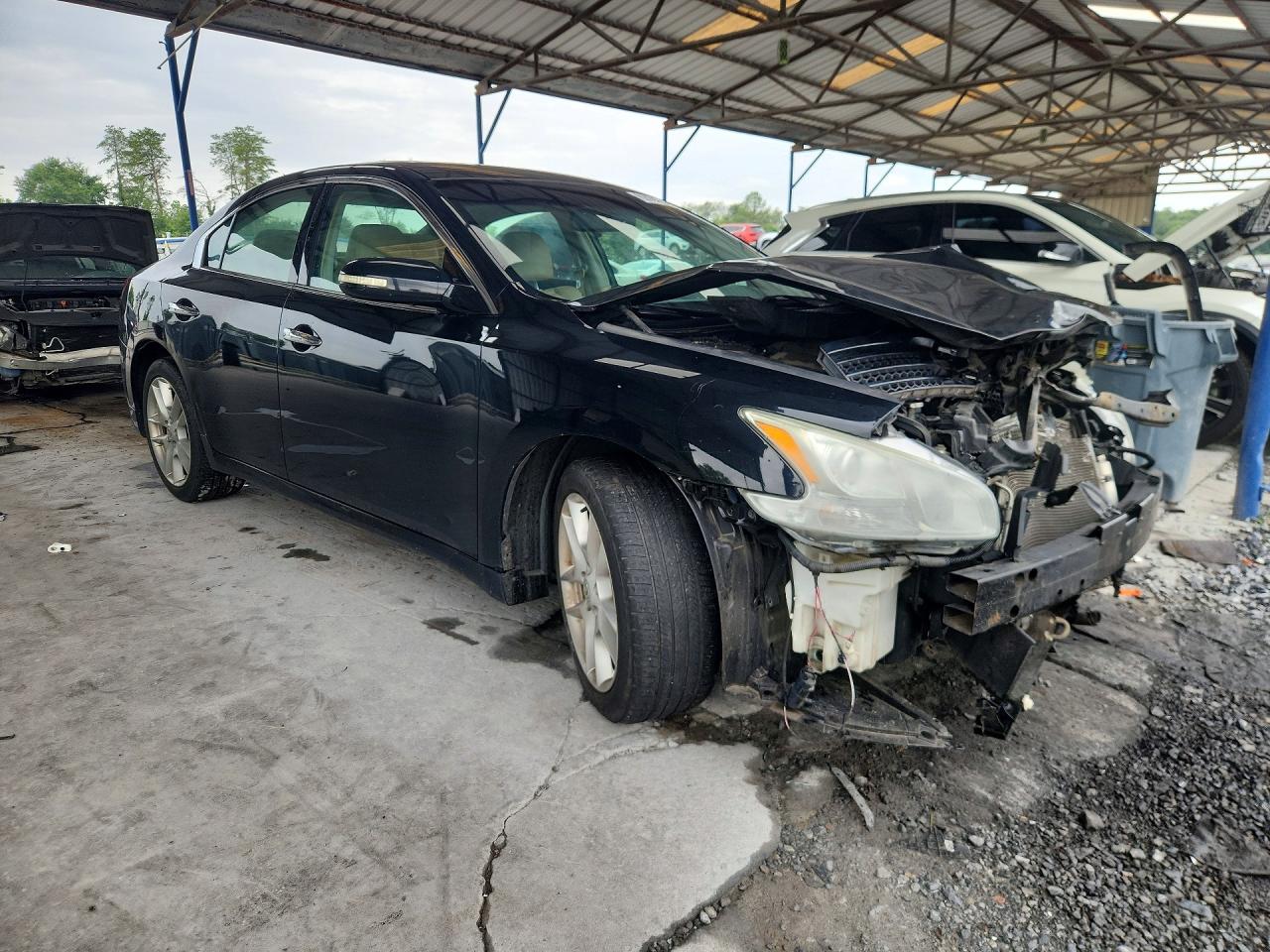 2009 Nissan Maxima 3.5 S Black vin: 1N4AA51E29C834619