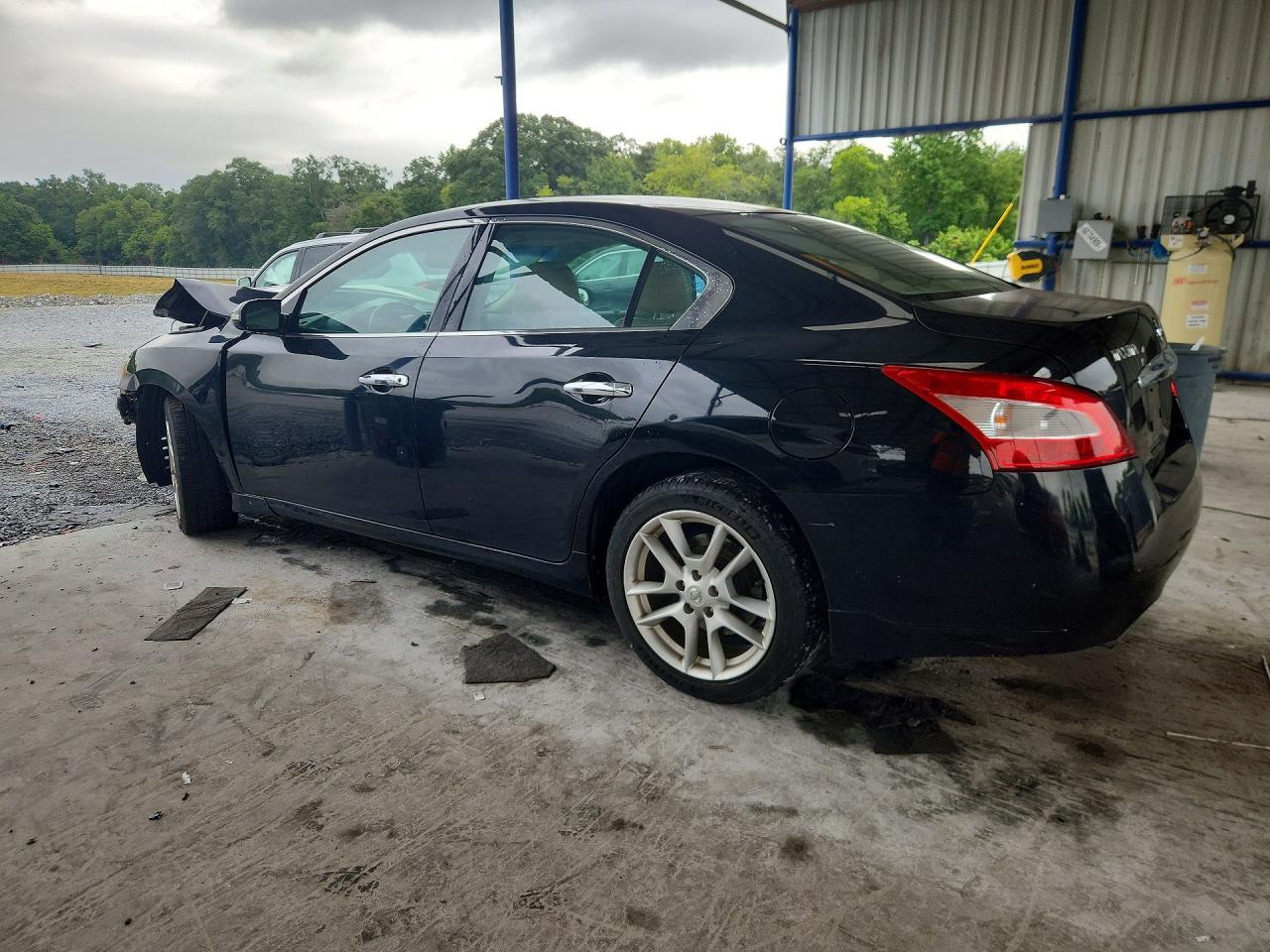 2009 Nissan Maxima 3.5 S Black vin: 1N4AA51E29C834619
