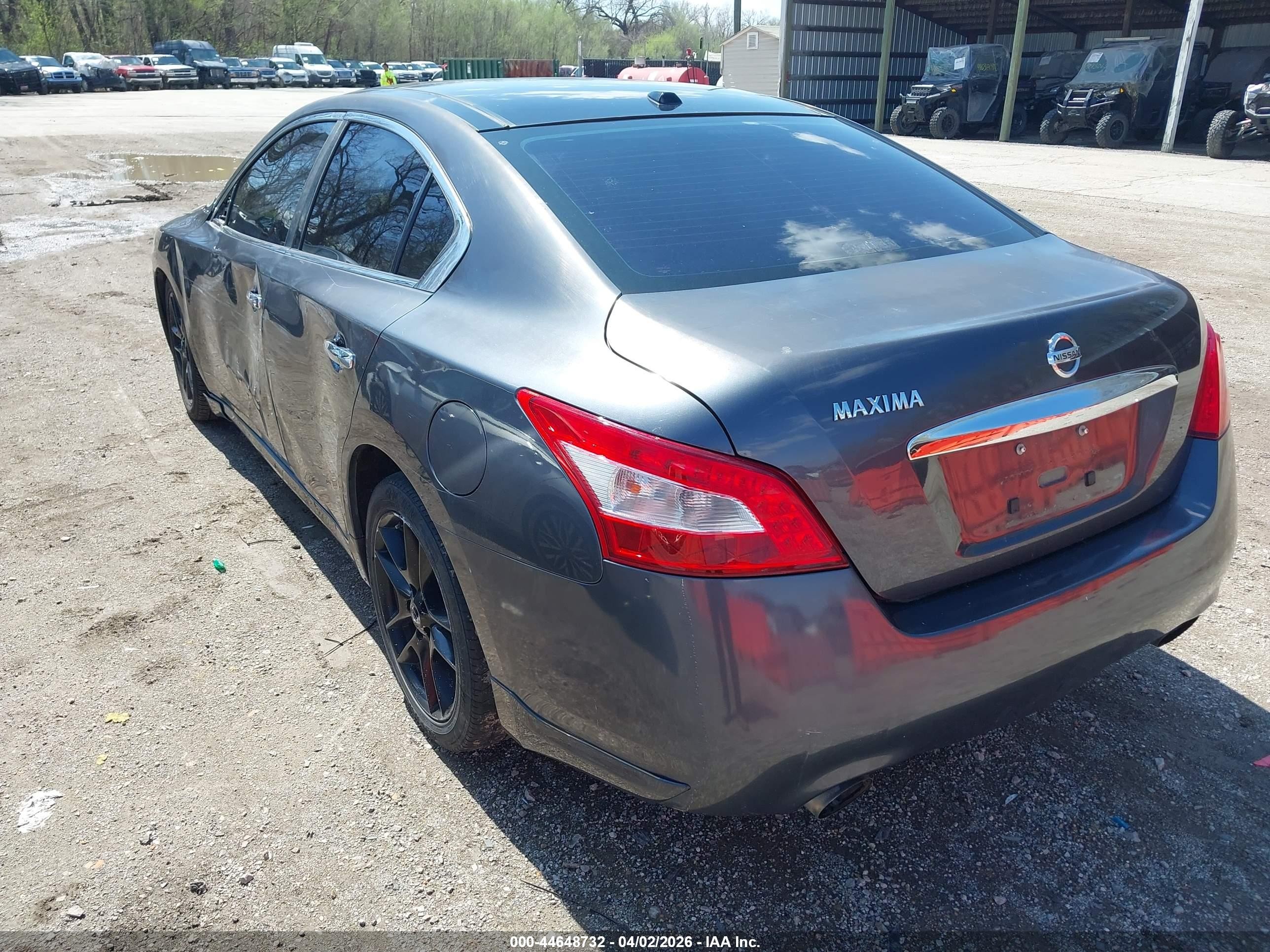 2009 Nissan Maxima 3.5 Sv Gray vin: 1N4AA51E29C848732