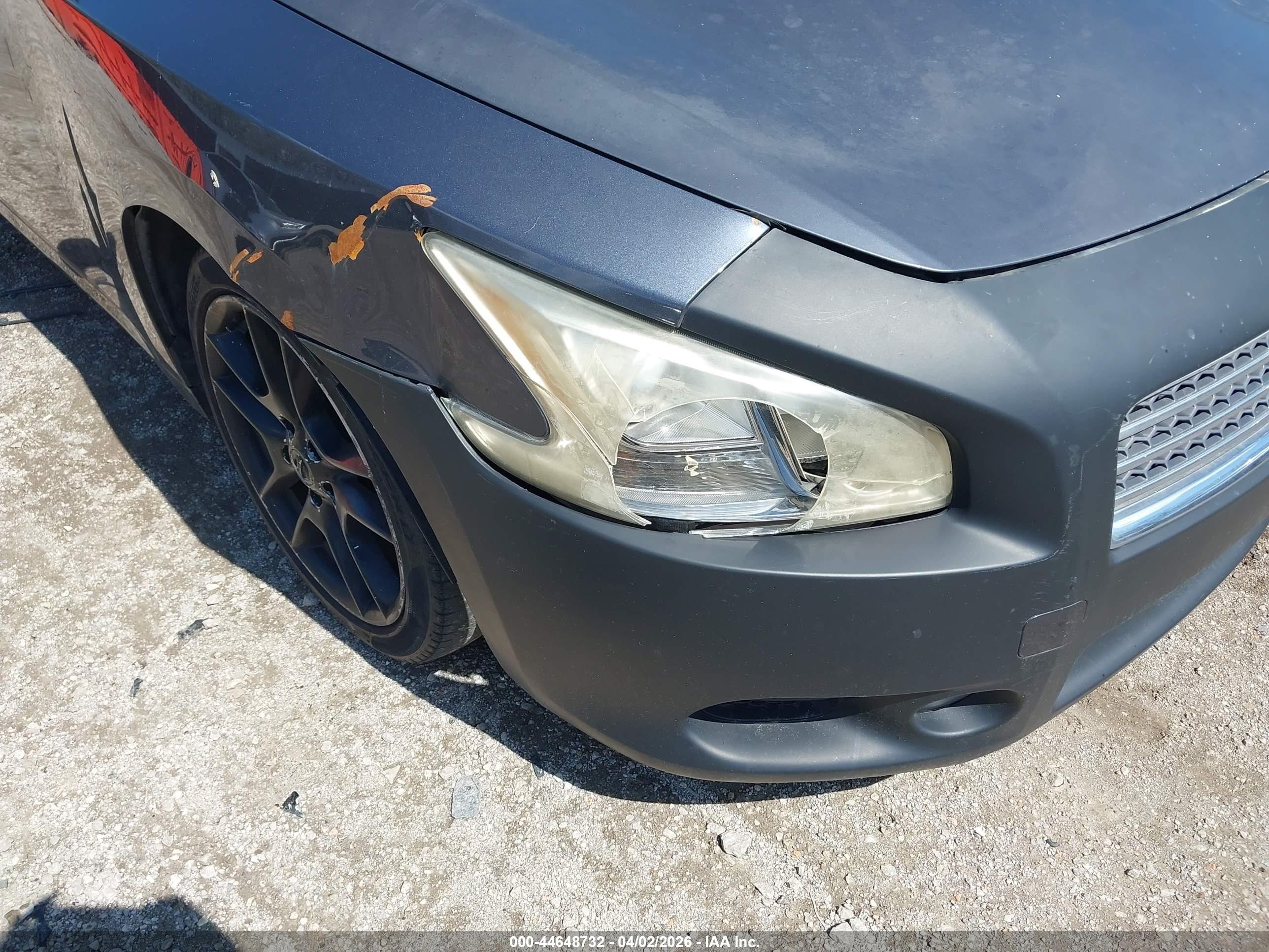 2009 Nissan Maxima 3.5 Sv Gray vin: 1N4AA51E29C848732