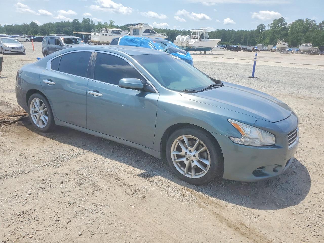 2009 Nissan Maxima S Teal vin: 1N4AA51E29C857348