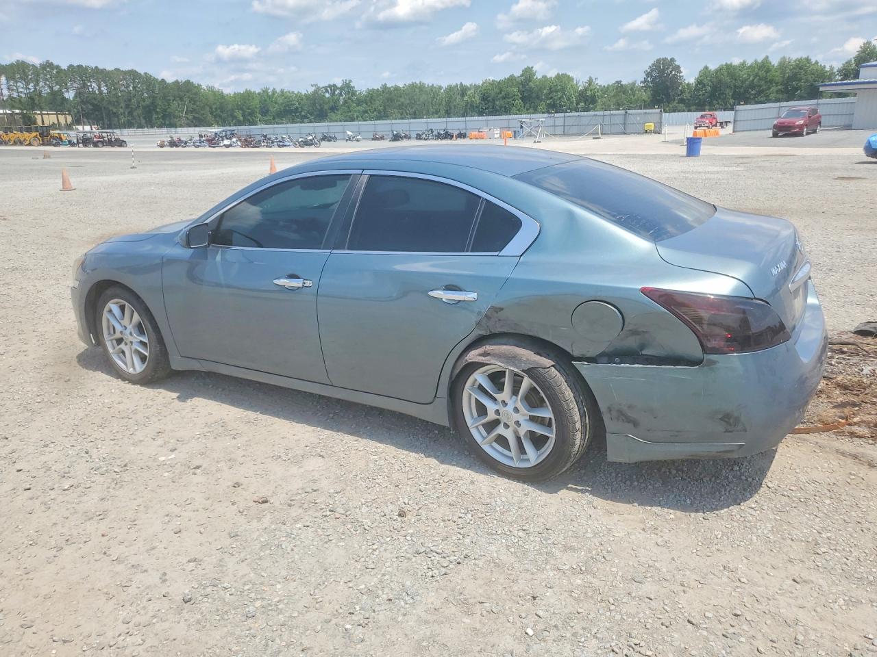 2009 Nissan Maxima S Teal vin: 1N4AA51E29C857348