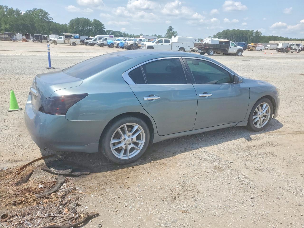 2009 Nissan Maxima S Teal vin: 1N4AA51E29C857348