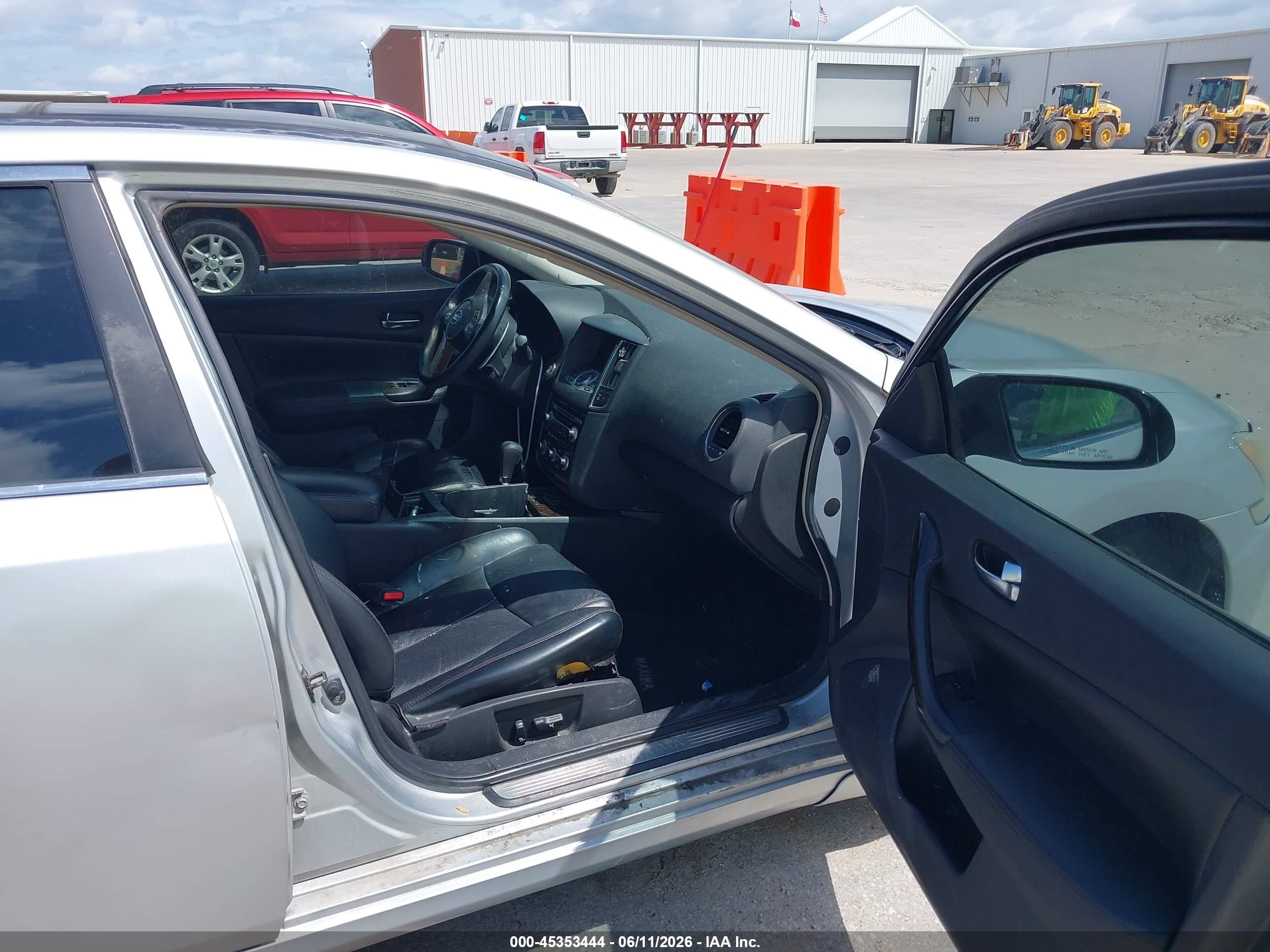 2009 Nissan Maxima 3.5 Sv Silver vin: 1N4AA51E39C802830