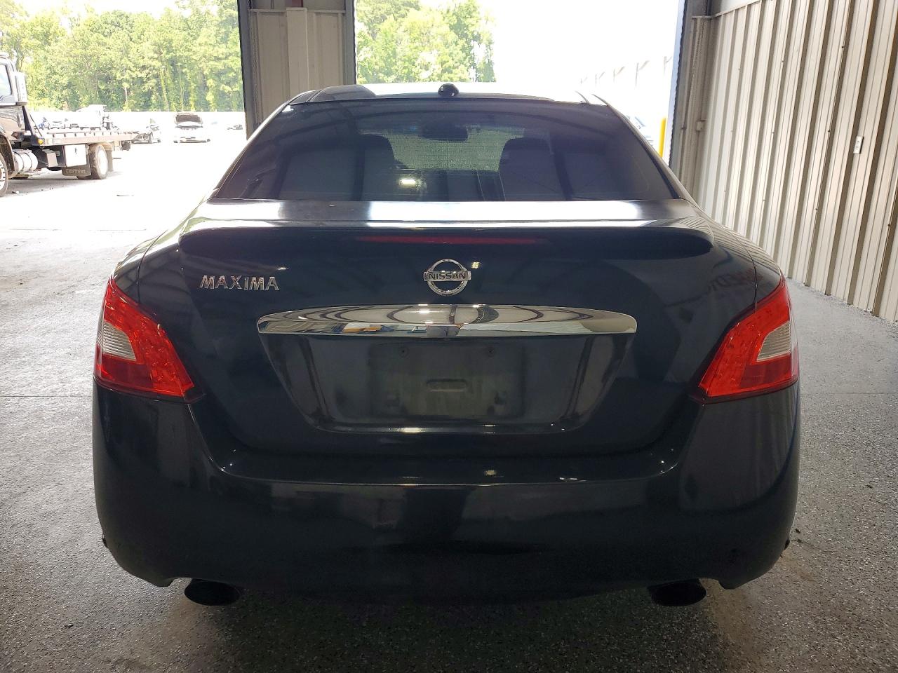 2009 Nissan Maxima 3.5 S Black vin: 1N4AA51E39C848870