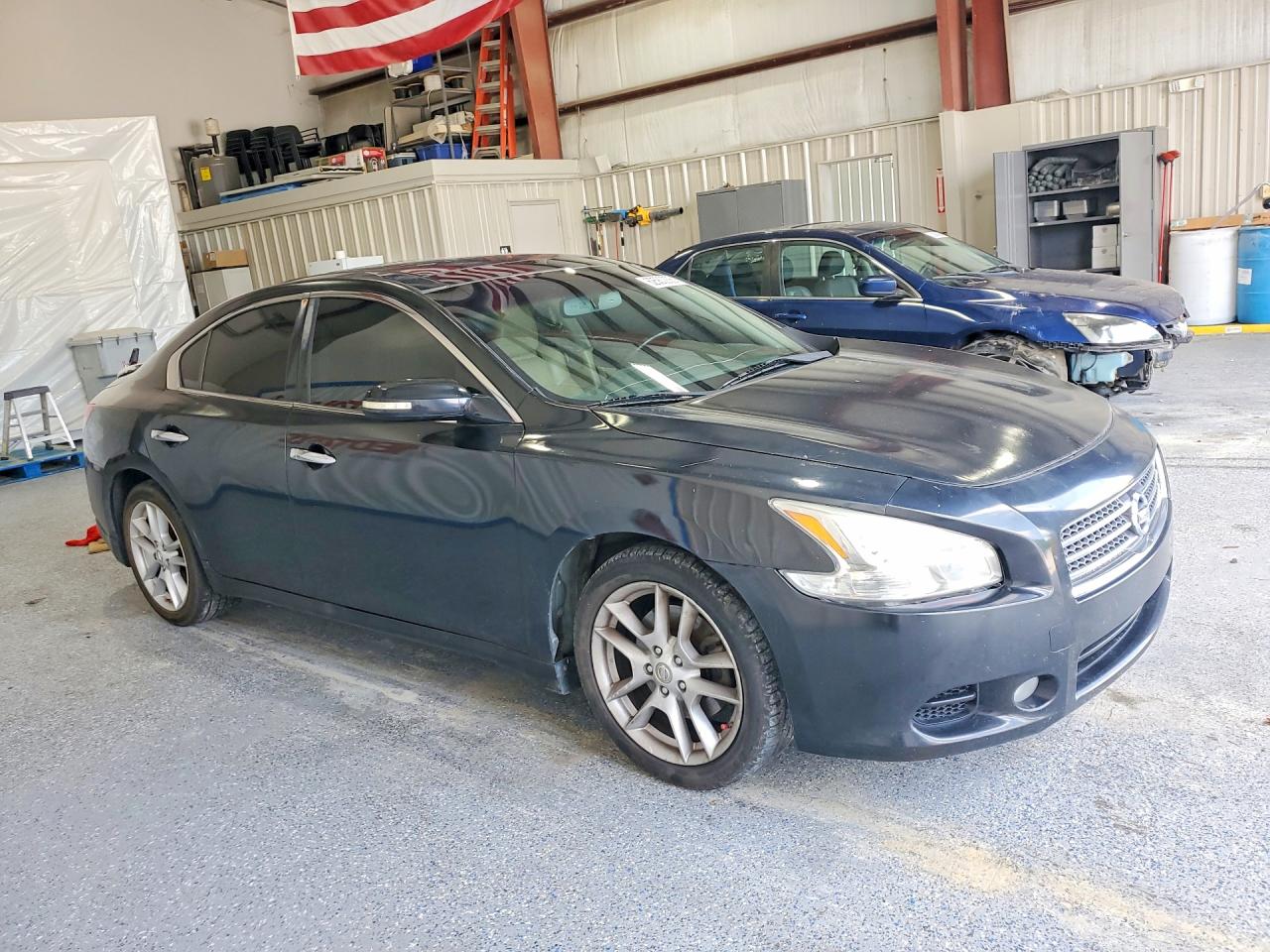 2009 Nissan Maxima 3.5 S Black vin: 1N4AA51E39C848870