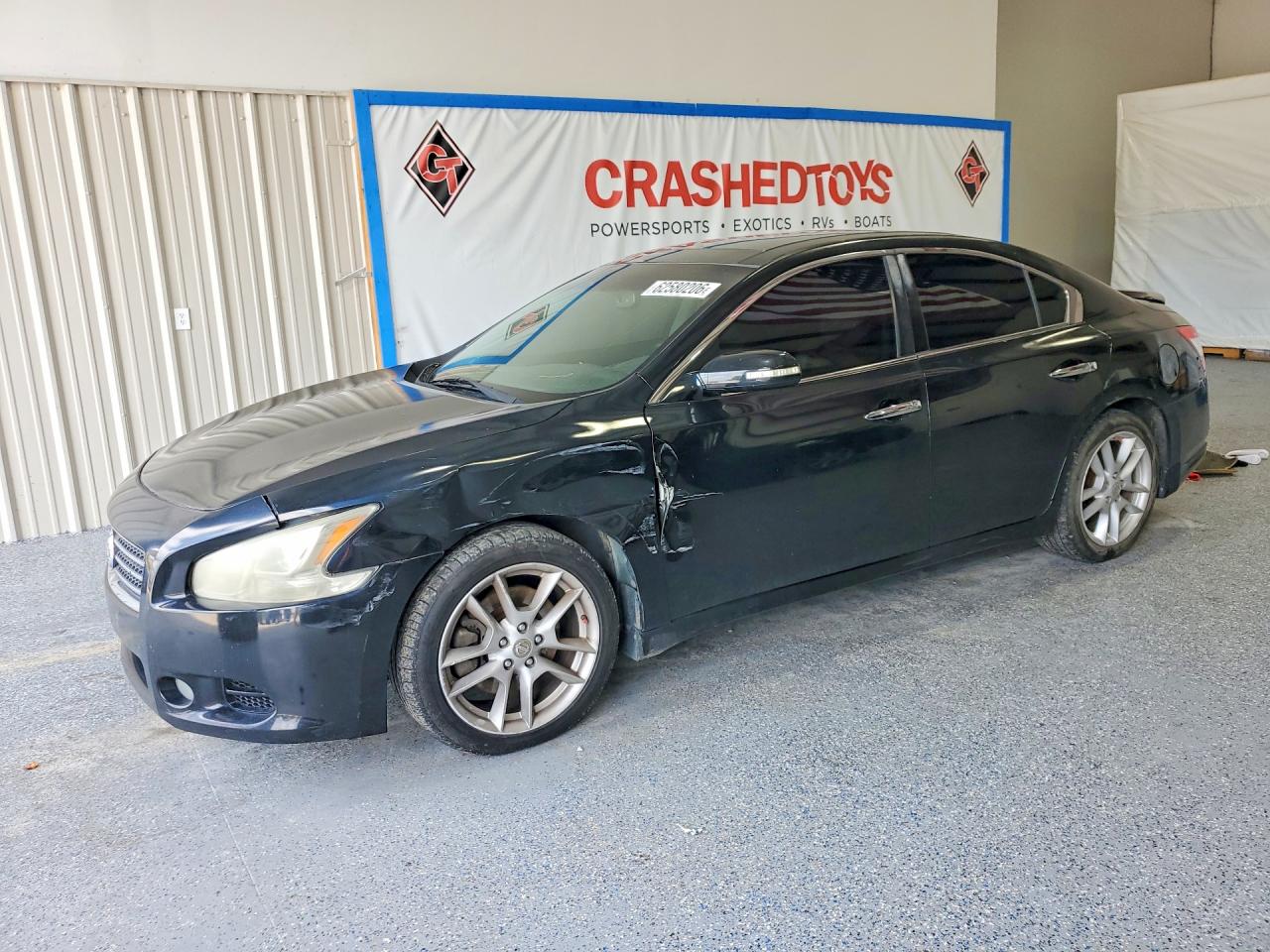 2009 Nissan Maxima 3.5 S Black vin: 1N4AA51E39C848870