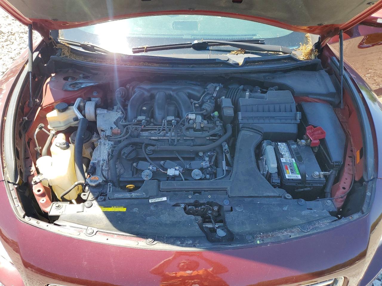 2009 Nissan Maxima S/sv Красный vin: 1N4AA51E39C851235