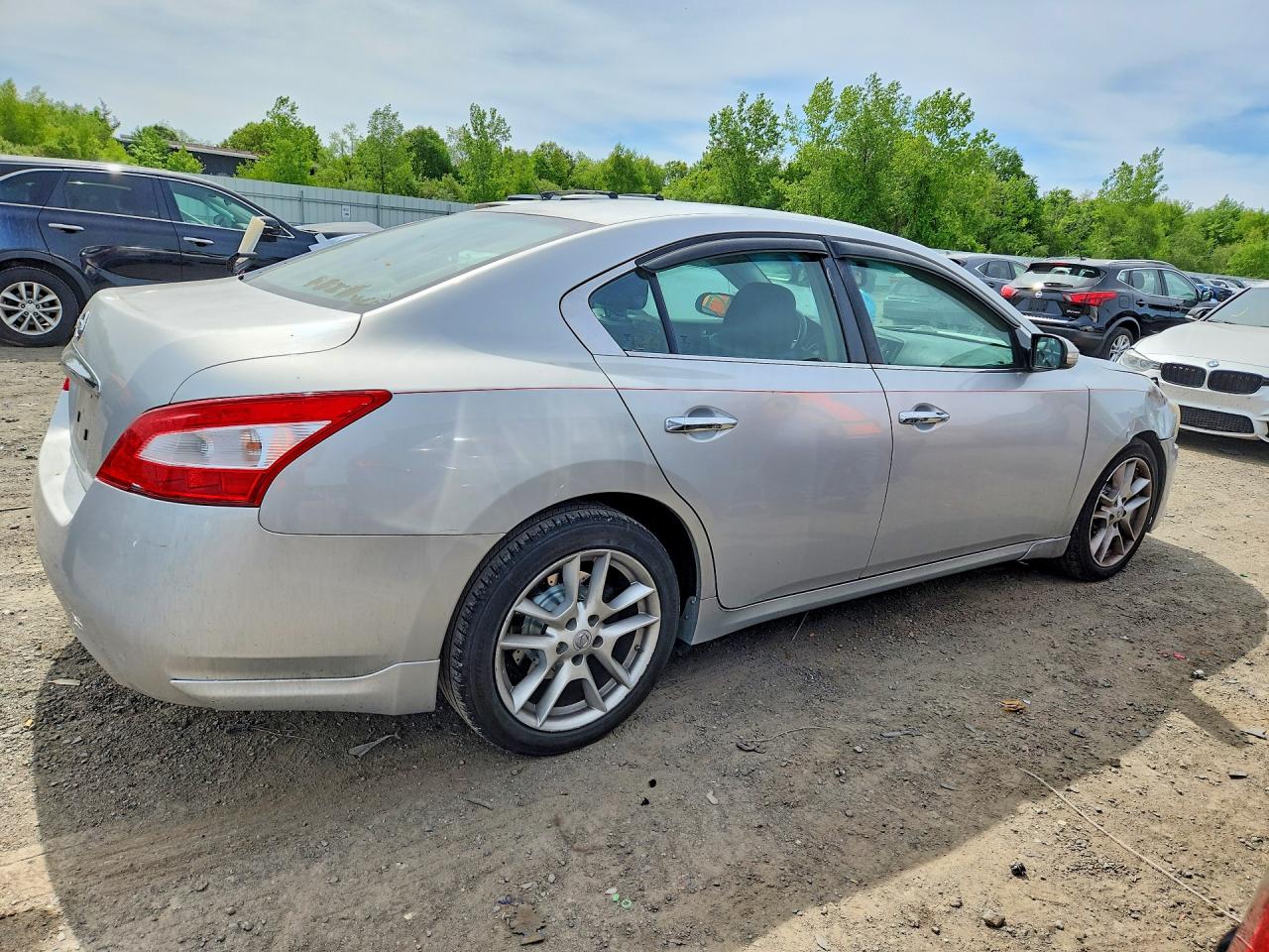 2009 Nissan Maxima 3.5 S Silver vin: 1N4AA51E39C854877