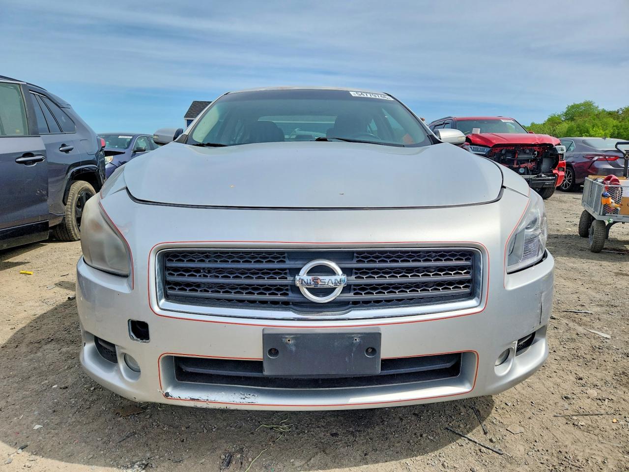 2009 Nissan Maxima 3.5 S Silver vin: 1N4AA51E39C854877