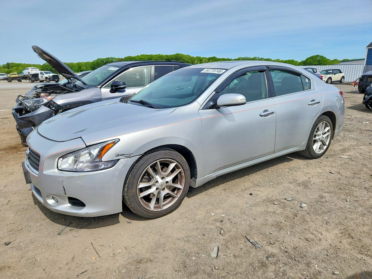 2009 Nissan Maxima 3.5 S Silver vin: 1N4AA51E39C854877