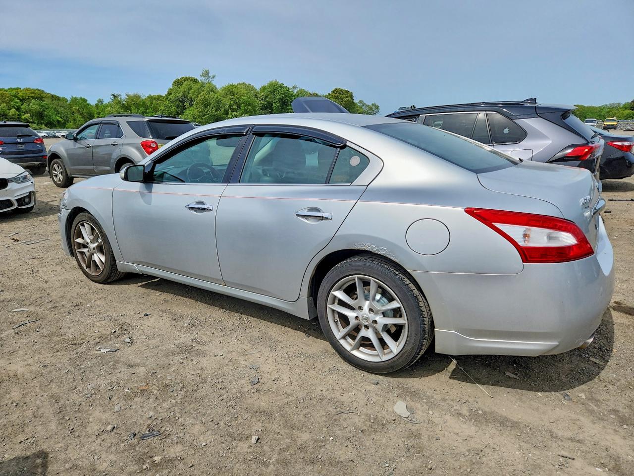 2009 Nissan Maxima 3.5 S Silver vin: 1N4AA51E39C854877