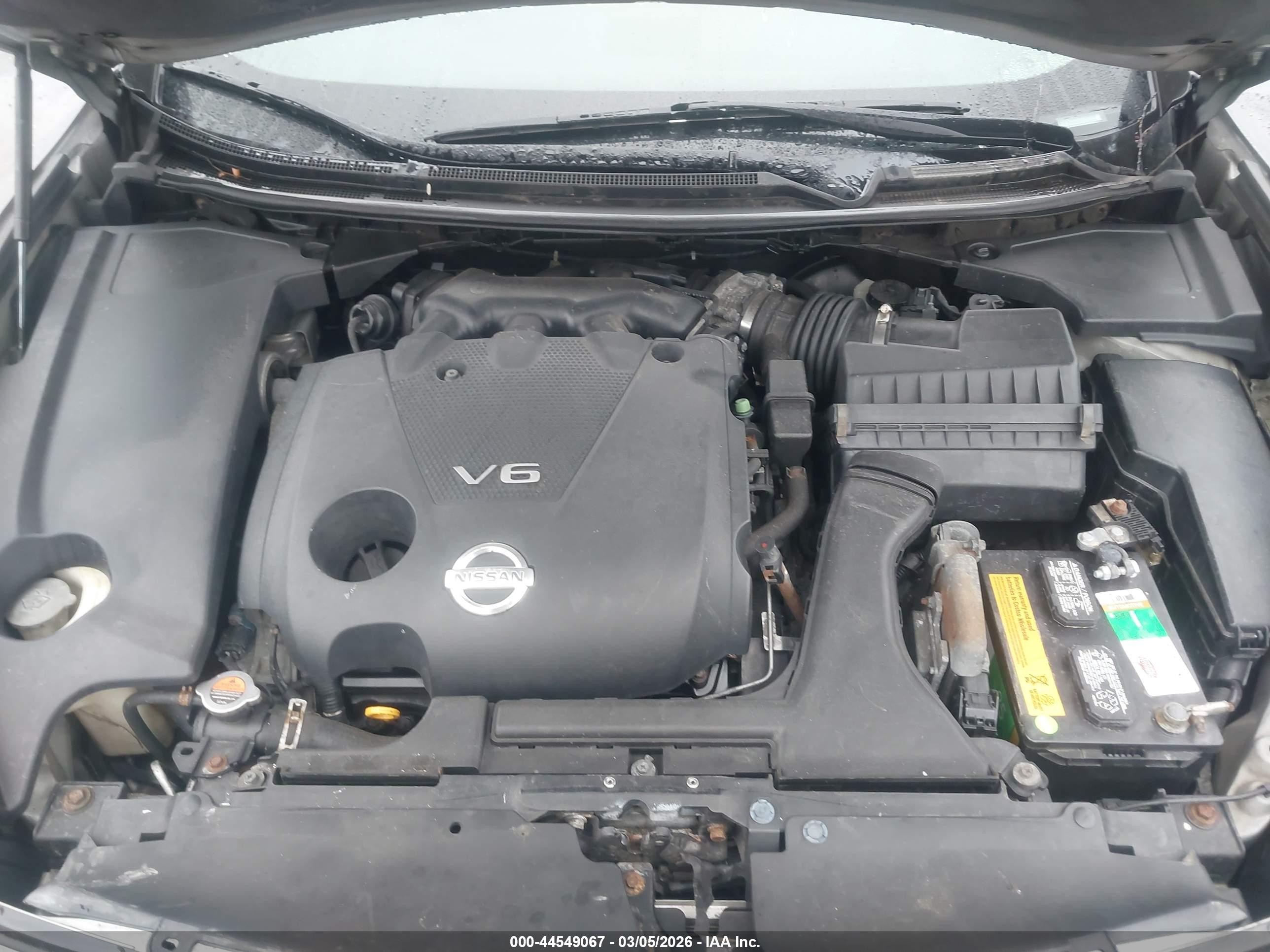 2009 Nissan Maxima 3.5 Sv Gray vin: 1N4AA51E49C807552