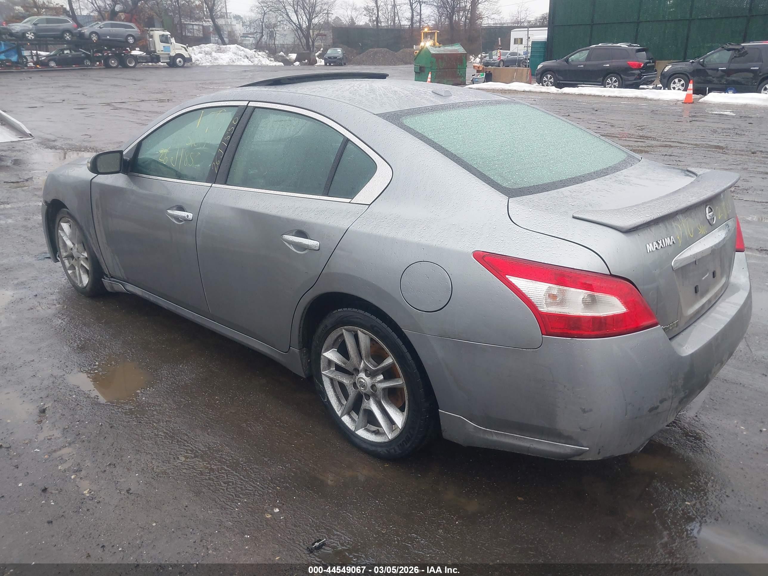 2009 Nissan Maxima 3.5 Sv Gray vin: 1N4AA51E49C807552