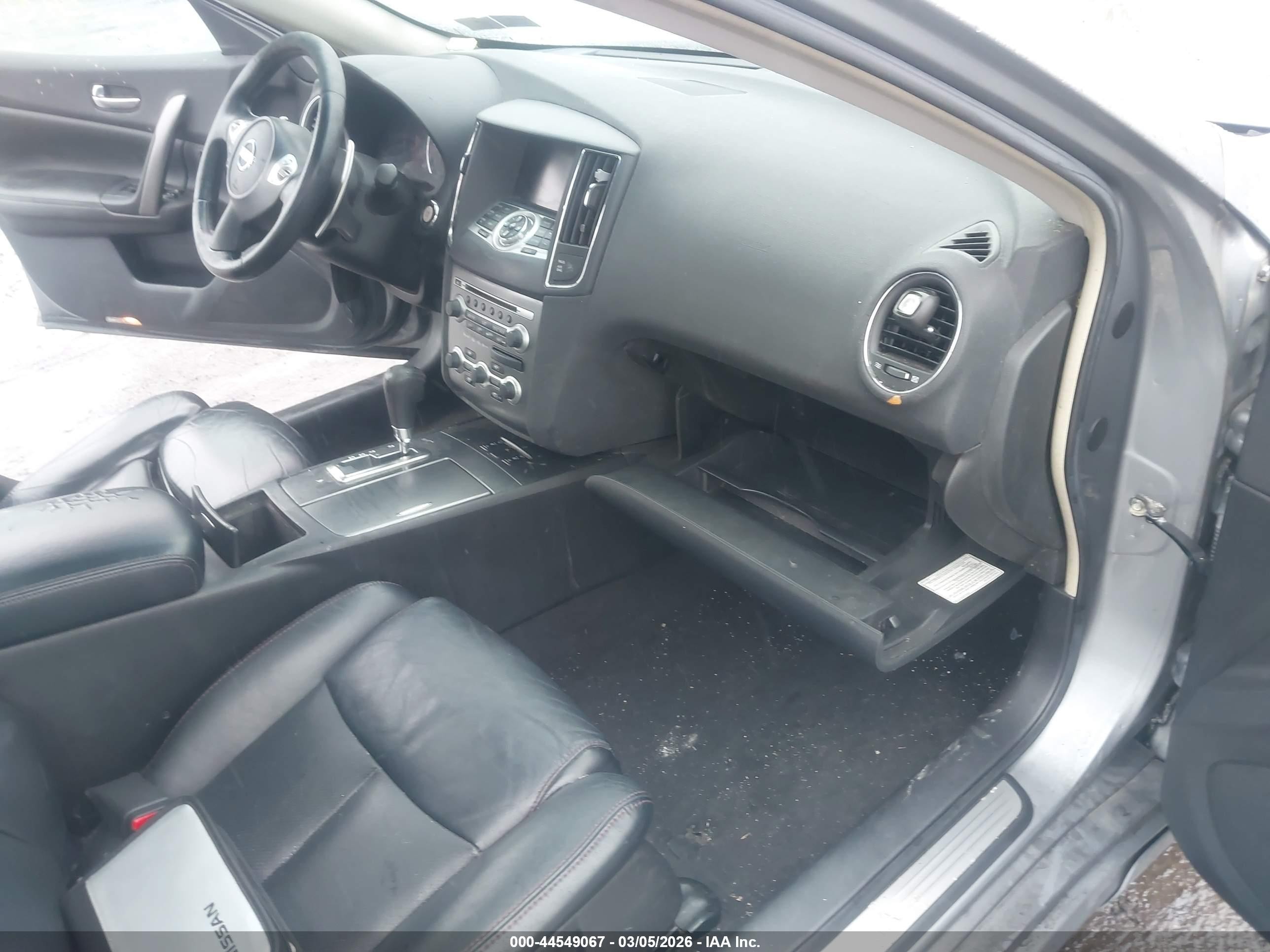 2009 Nissan Maxima 3.5 Sv Gray vin: 1N4AA51E49C807552