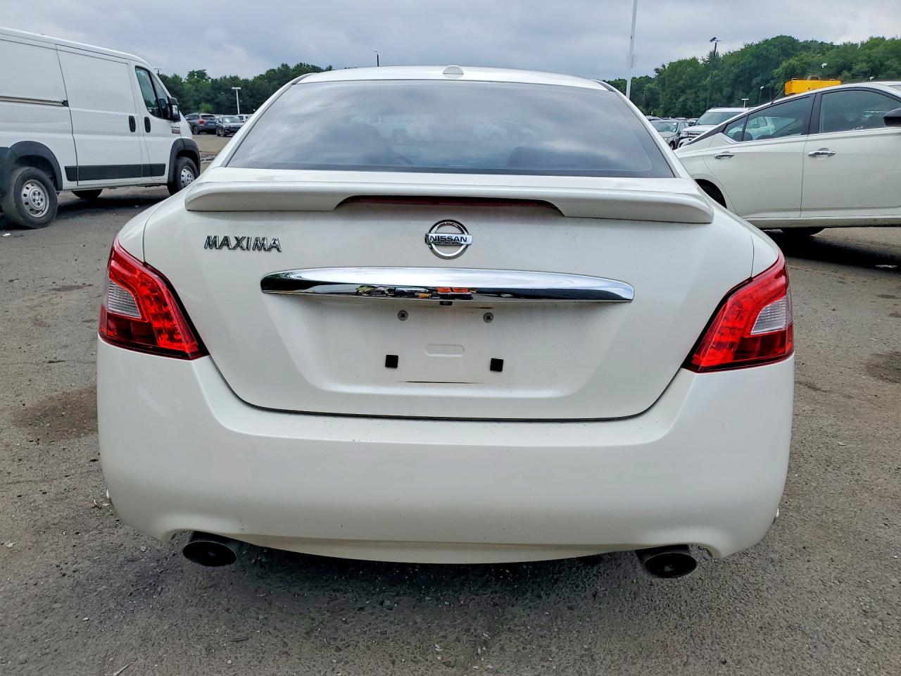 2009 Nissan Maxima 3.5 S White vin: 1N4AA51E49C829549
