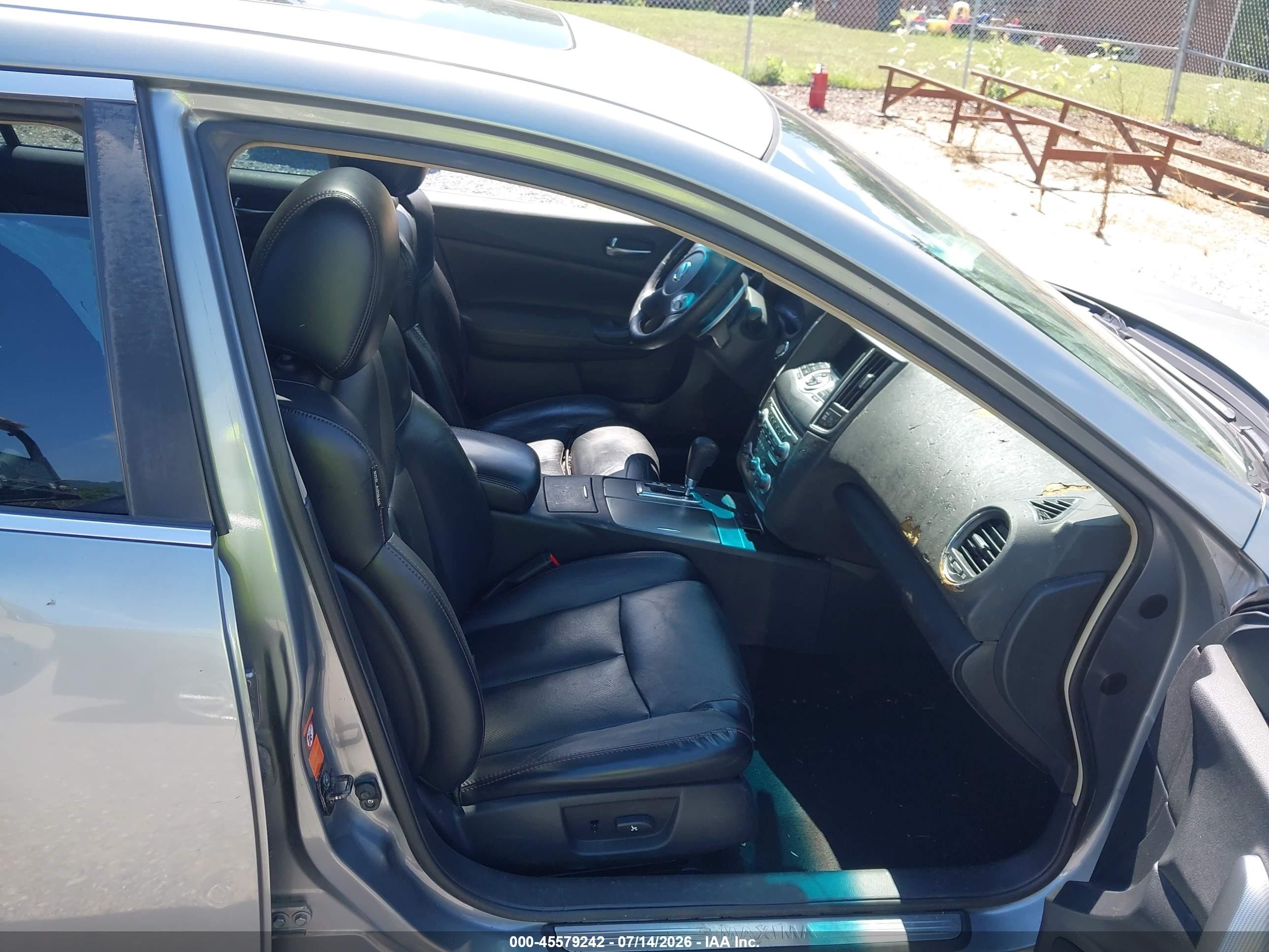2009 Nissan Maxima 3.5 Sv Silver vin: 1N4AA51E49C837408