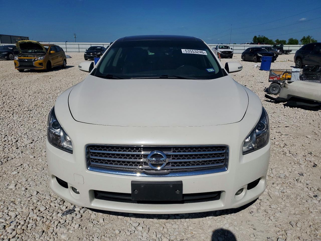 2009 Nissan Maxima 3.5 S White vin: 1N4AA51E49C843211