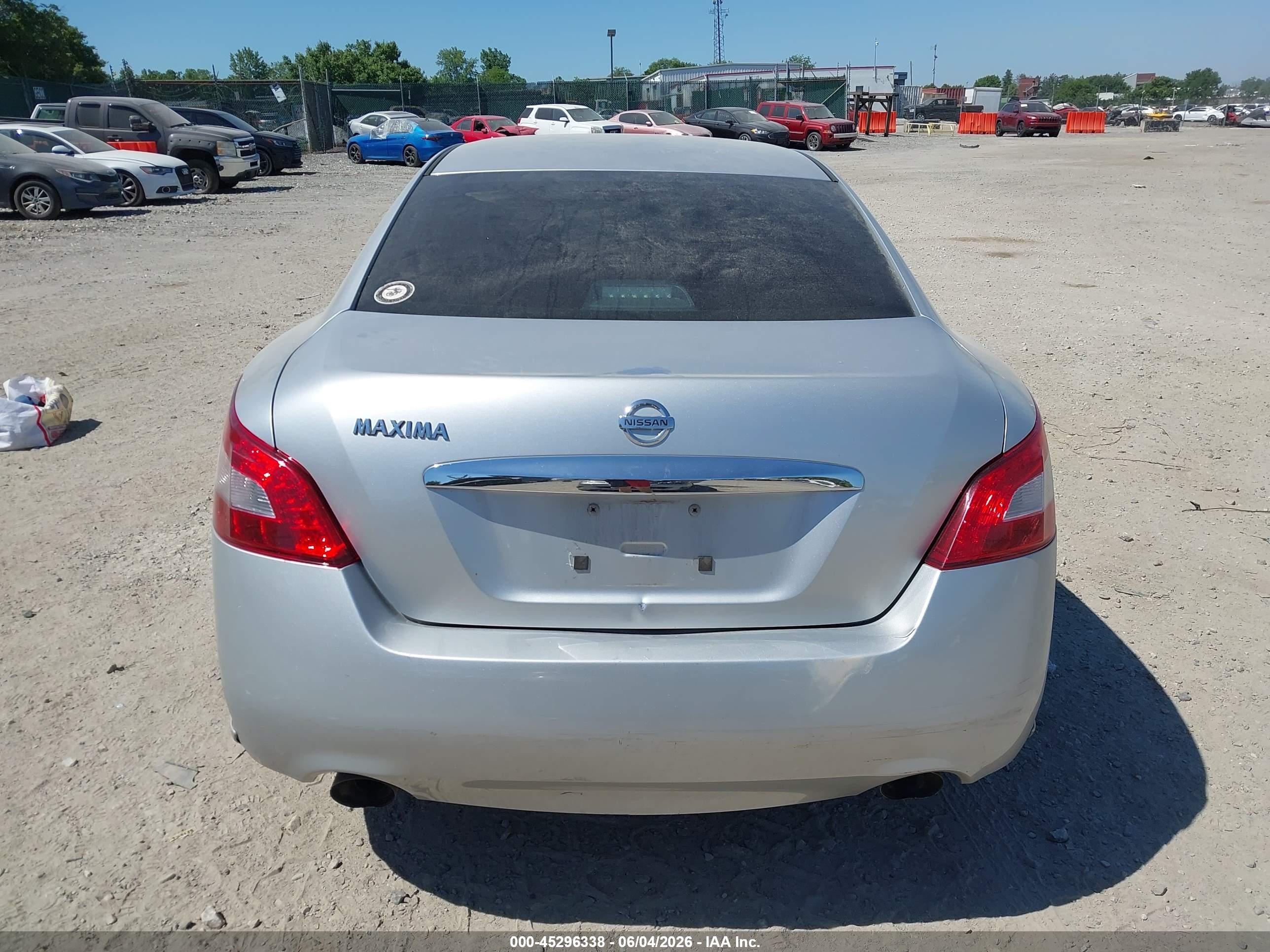 2009 Nissan Maxima 3.5 S Silver vin: 1N4AA51E49C843340