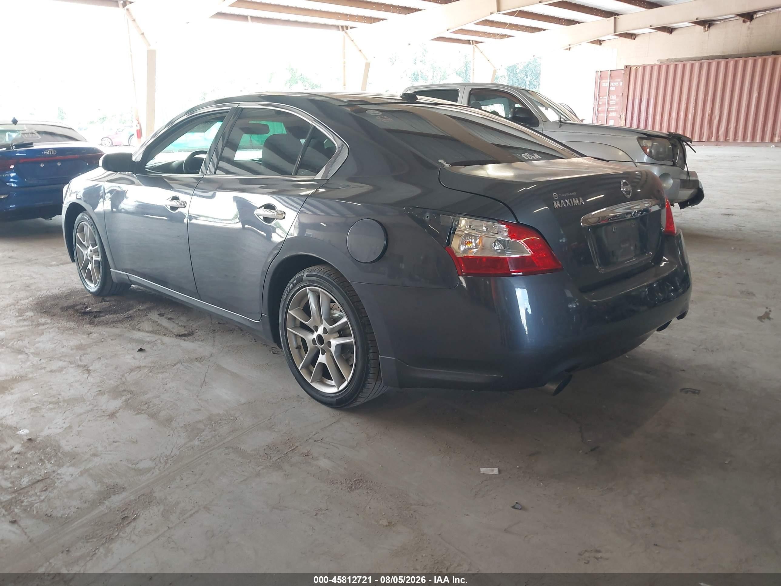 2009 Nissan Maxima 3.5 Sv Gray vin: 1N4AA51E49C846223