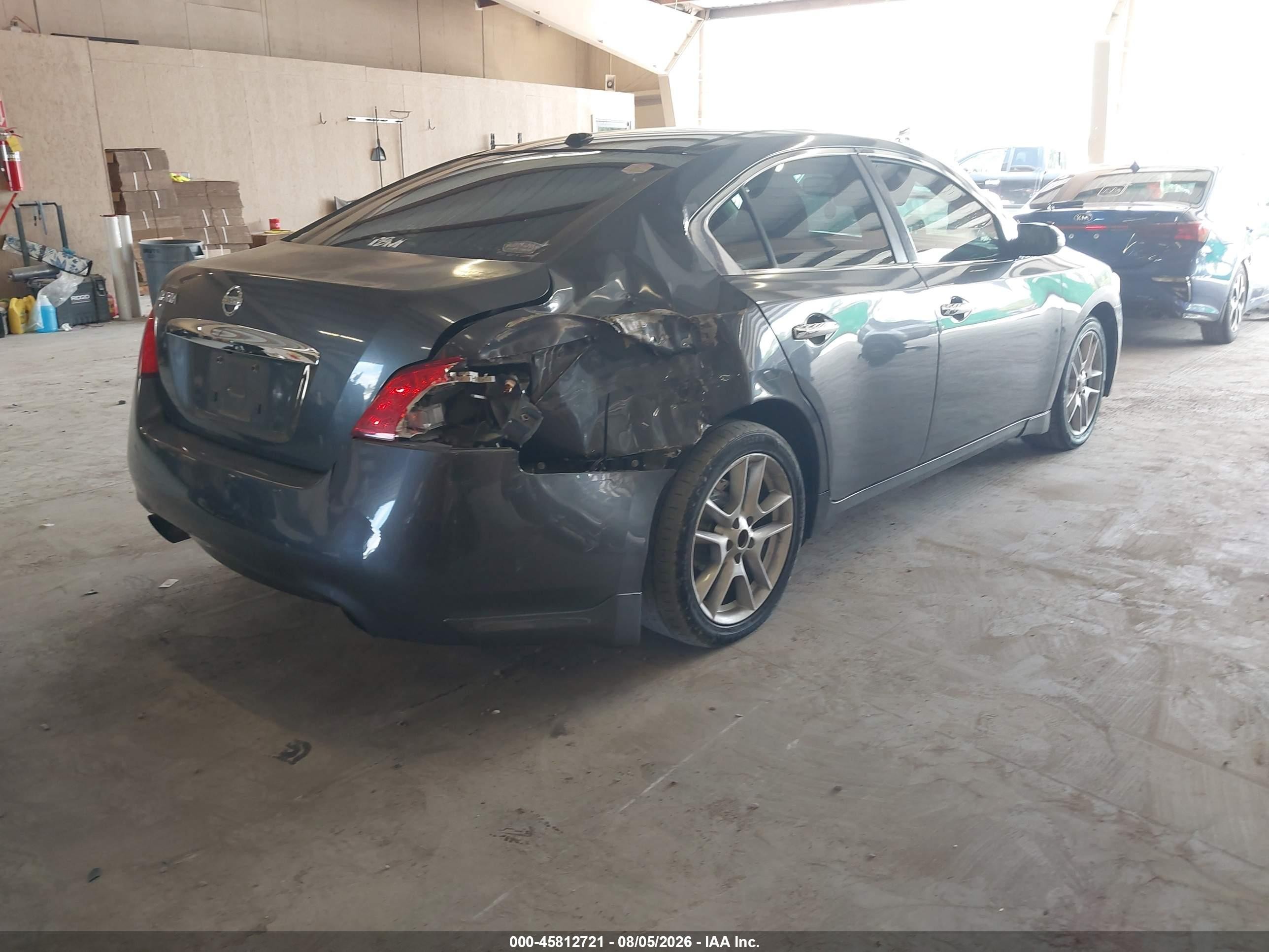 2009 Nissan Maxima 3.5 Sv Gray vin: 1N4AA51E49C846223