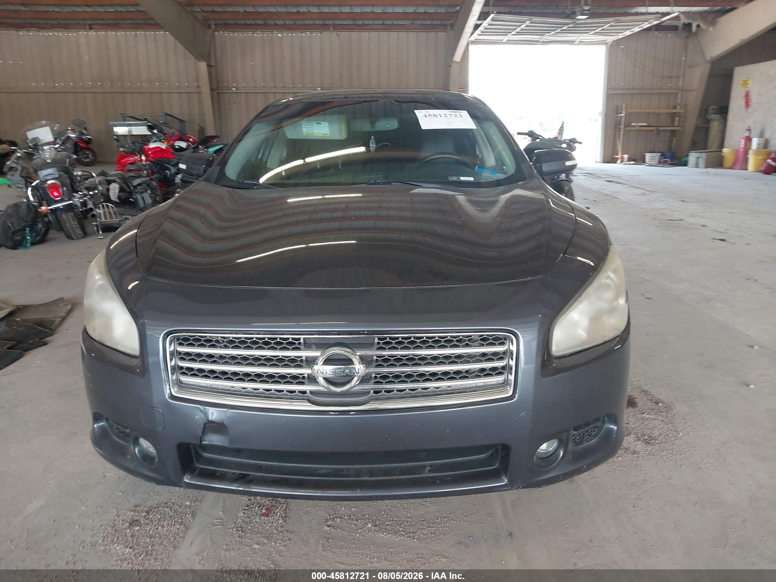2009 Nissan Maxima 3.5 Sv Gray vin: 1N4AA51E49C846223