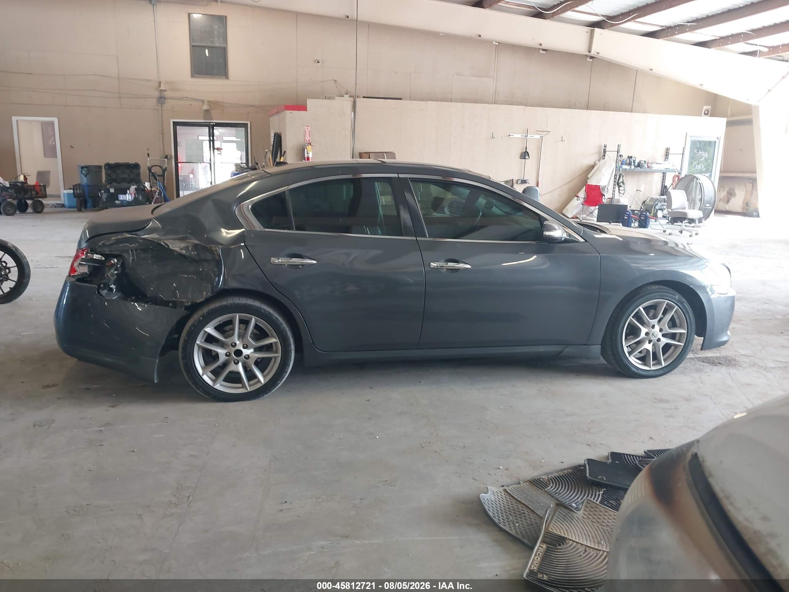 2009 Nissan Maxima 3.5 Sv Gray vin: 1N4AA51E49C846223