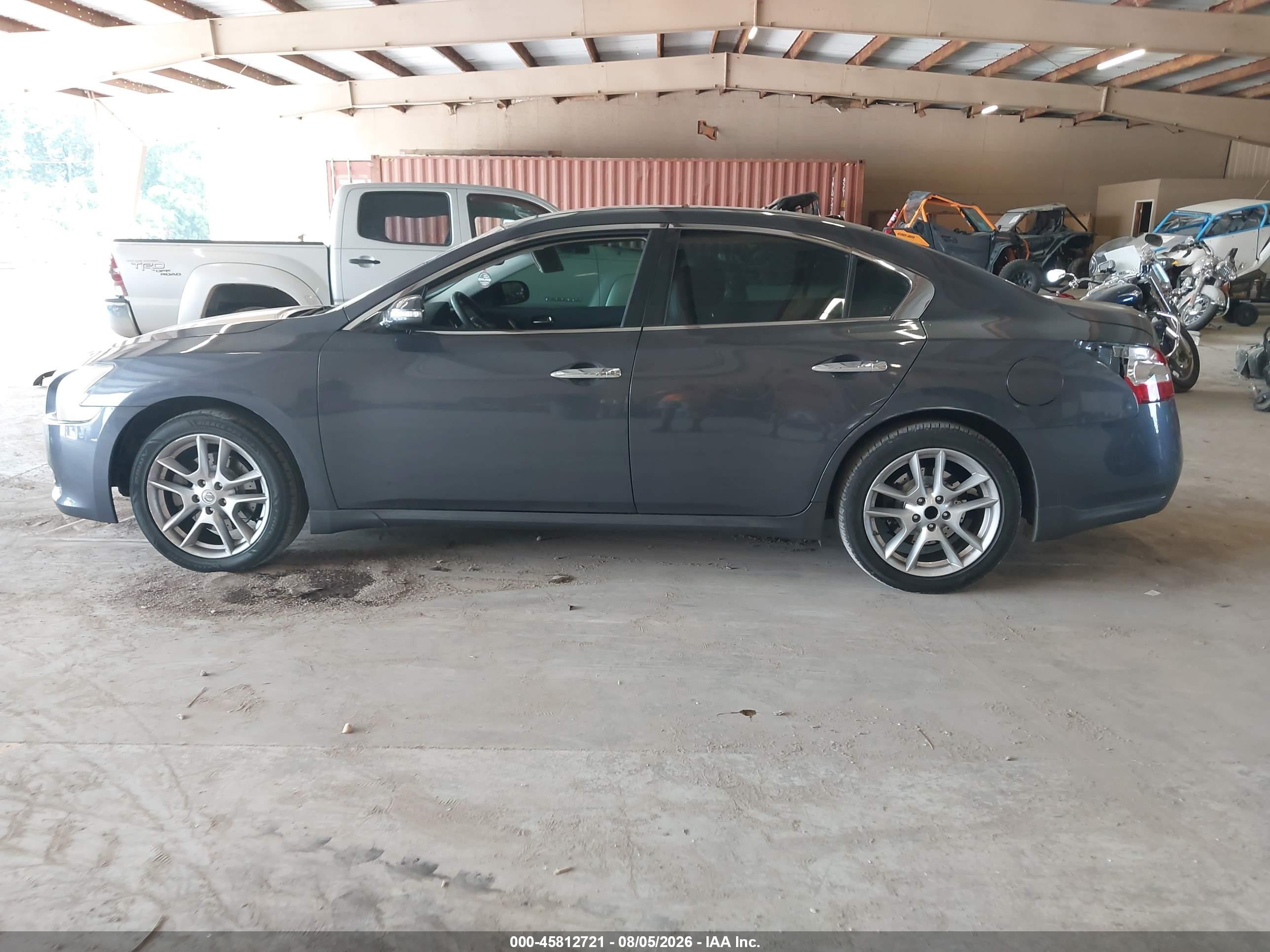 2009 Nissan Maxima 3.5 Sv Gray vin: 1N4AA51E49C846223