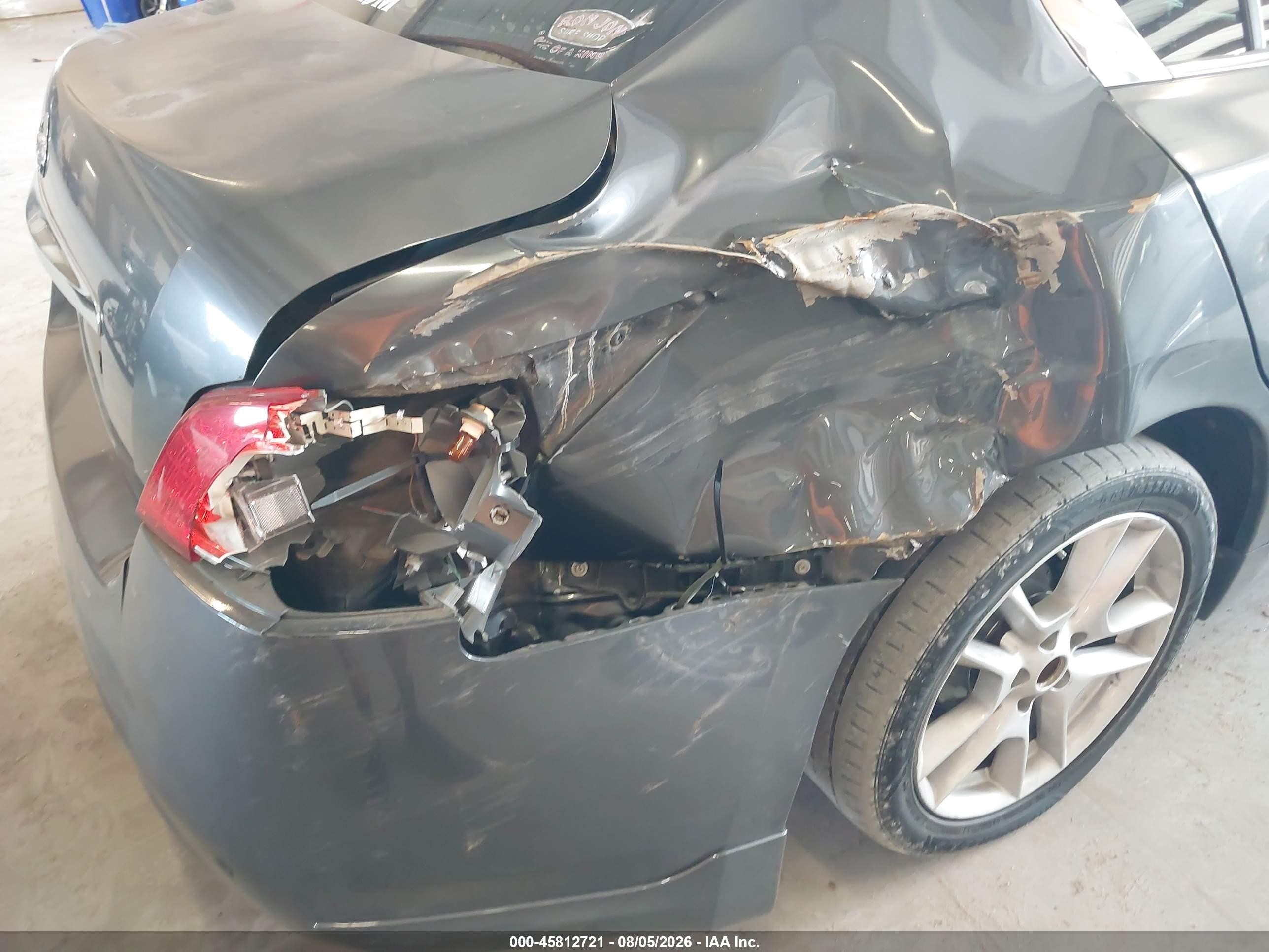 2009 Nissan Maxima 3.5 Sv Gray vin: 1N4AA51E49C846223
