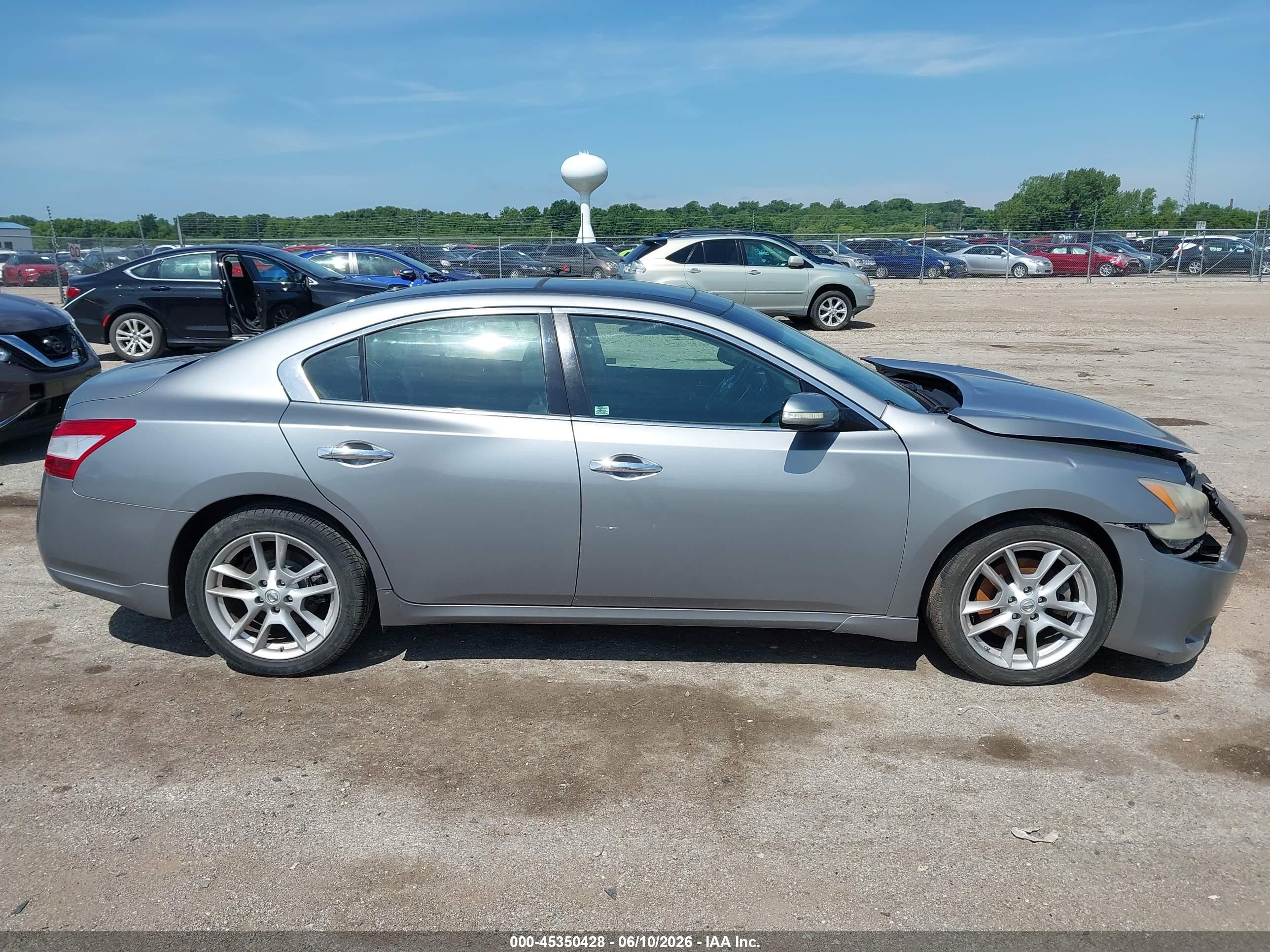 2009 Nissan Maxima 3.5 Sv Silver vin: 1N4AA51E49C848103