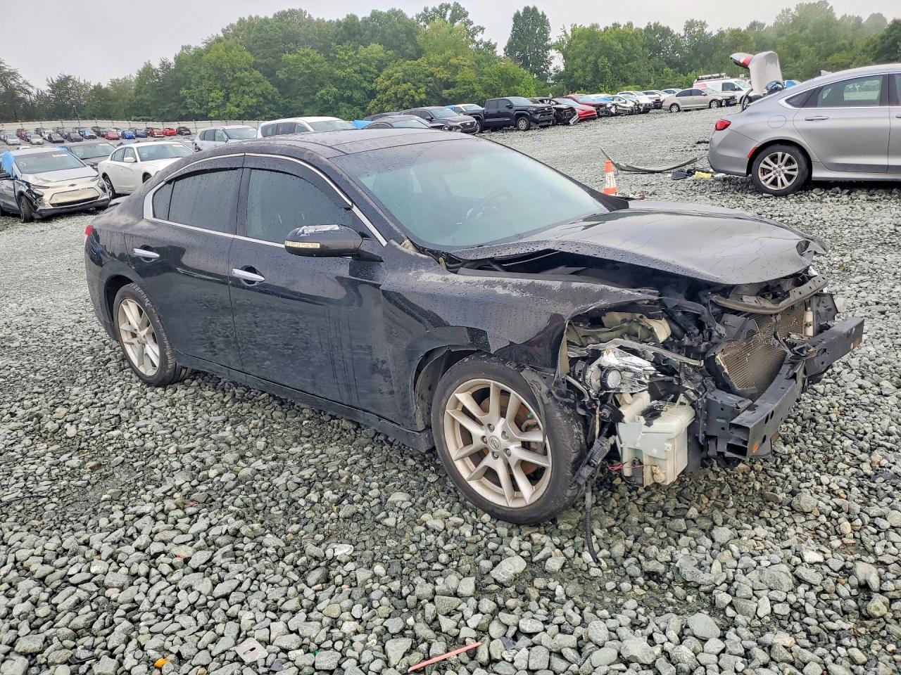 2009 Nissan Maxima 3.5 S Black vin: 1N4AA51E49C851079