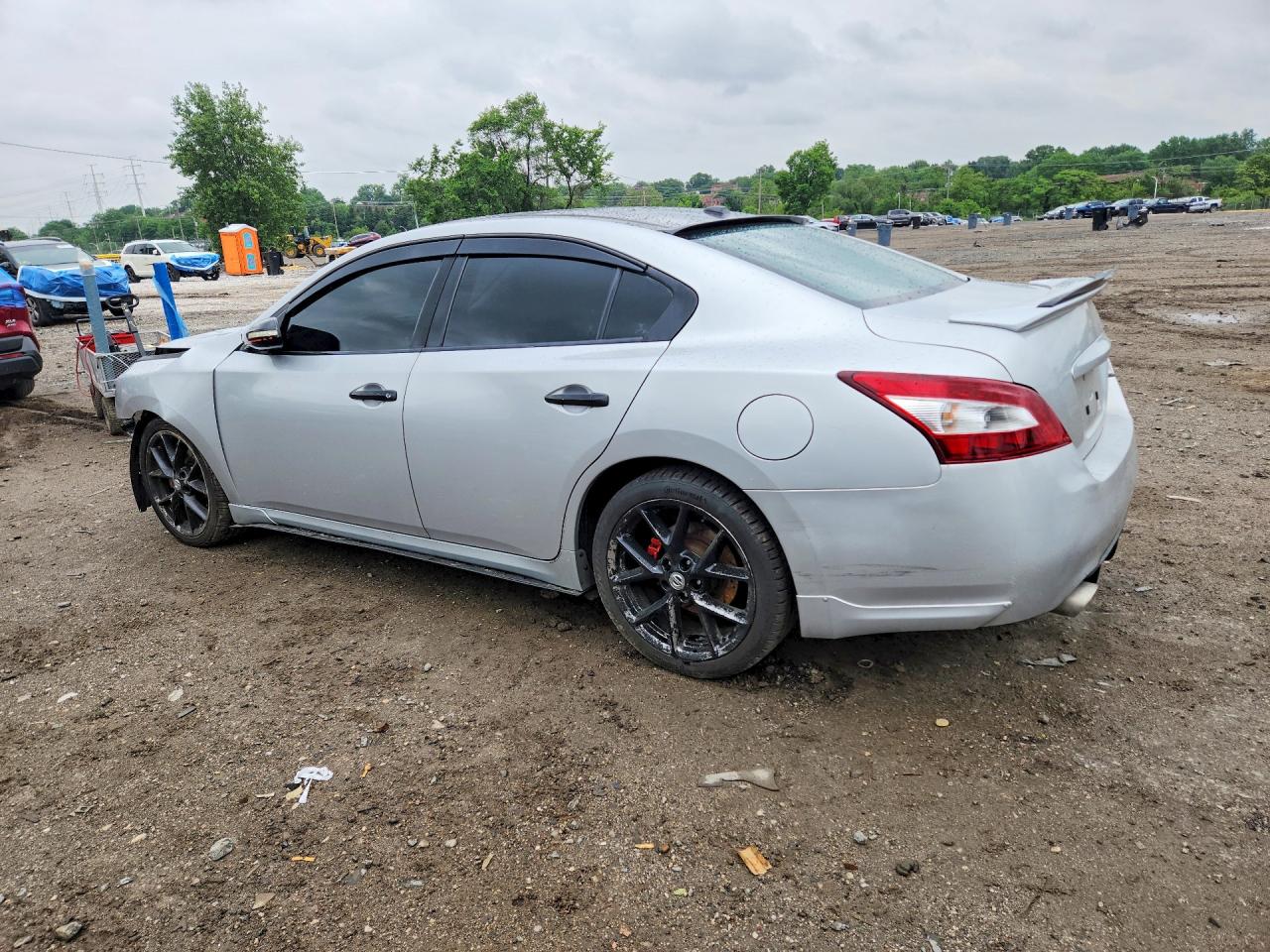 2009 Nissan Maxima 3.5 S Серебряный vin: 1N4AA51E49C860414