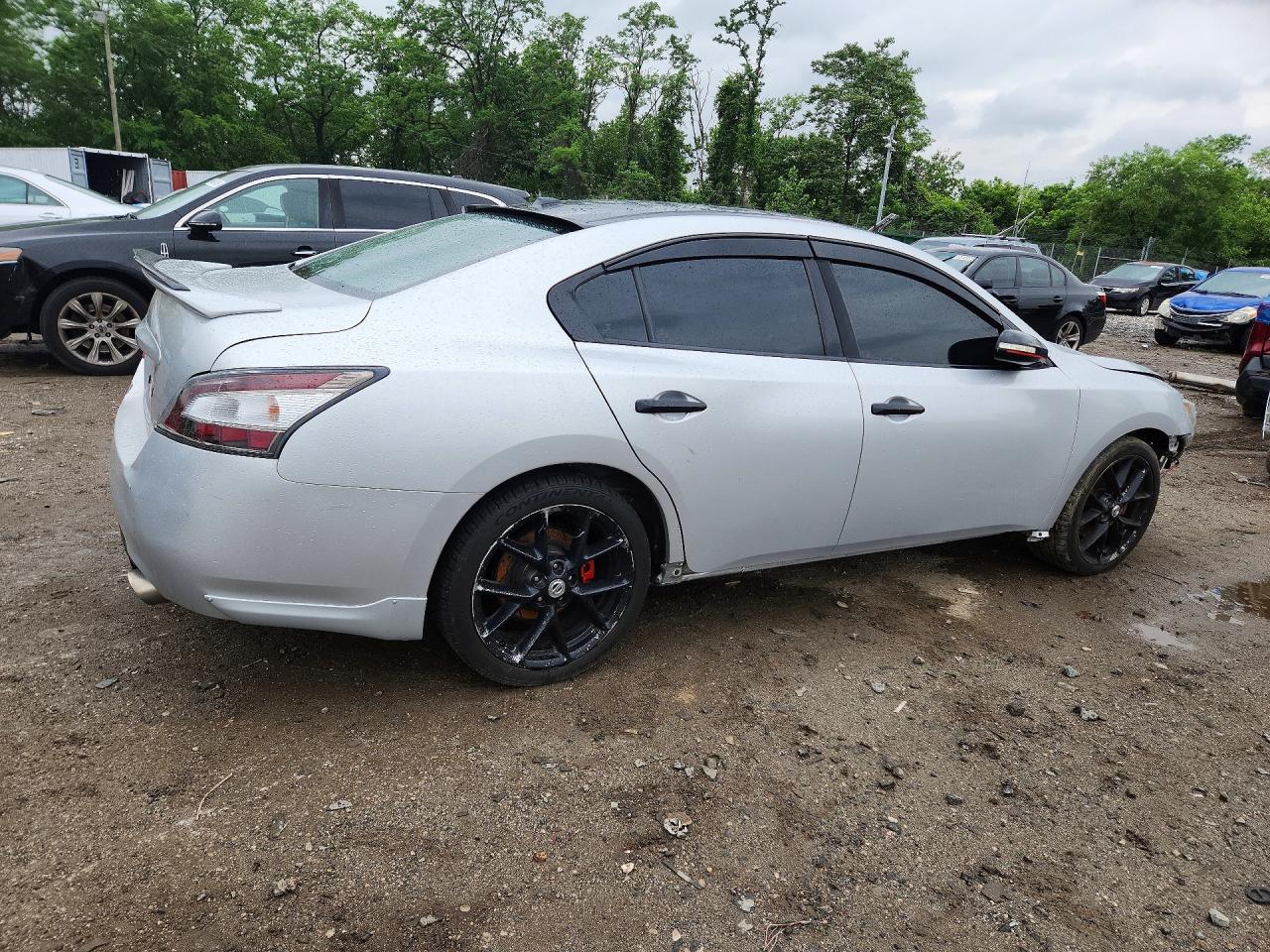 2009 Nissan Maxima 3.5 S Серебряный vin: 1N4AA51E49C860414