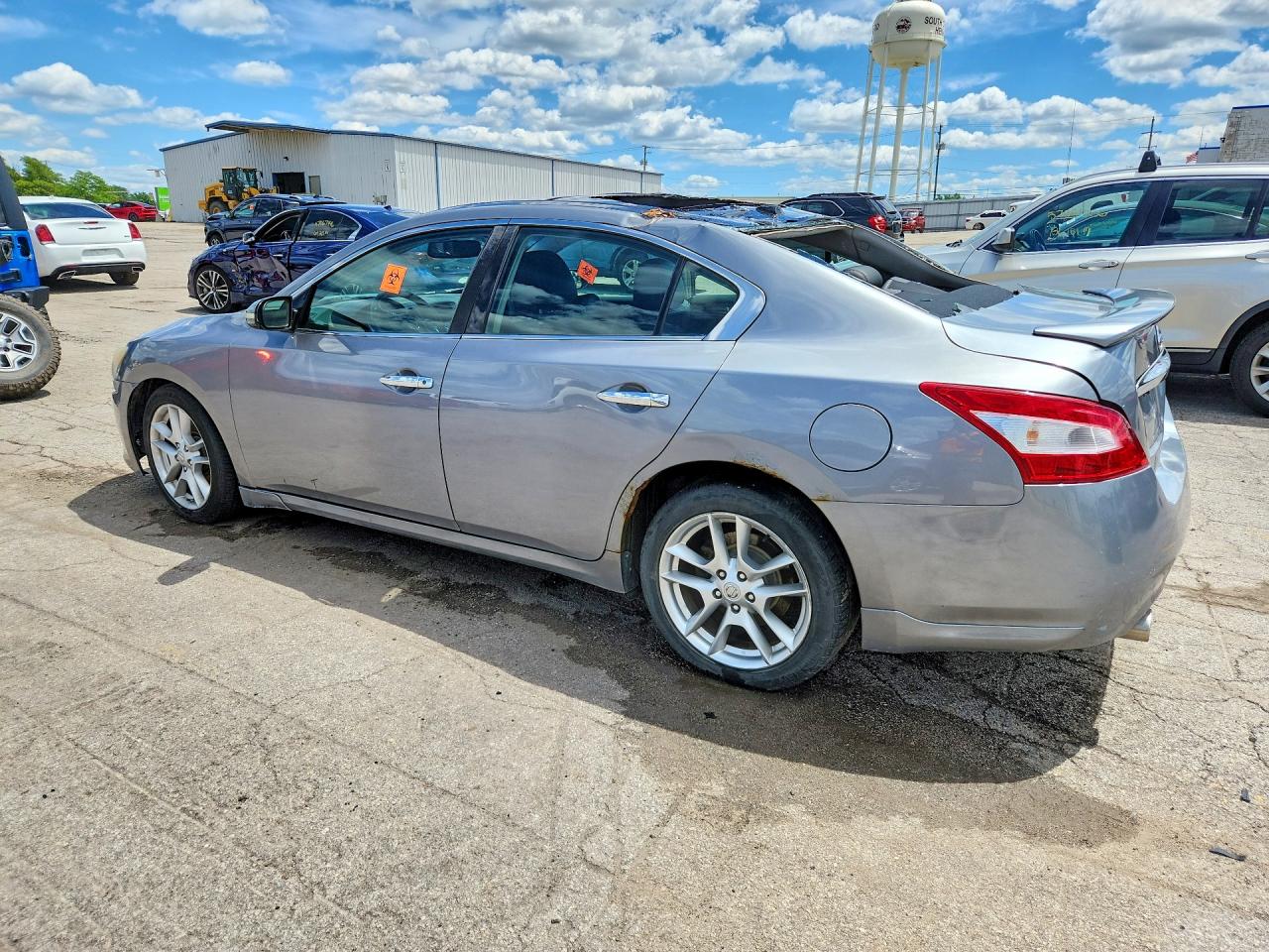 2009 Nissan Maxima S/sv Silver vin: 1N4AA51E59C800237