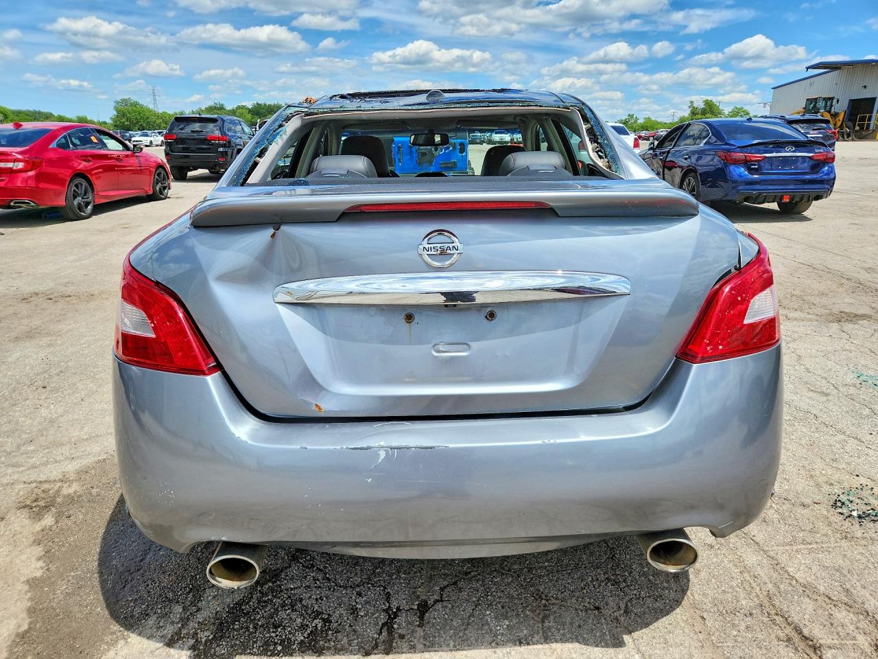 2009 Nissan Maxima S/sv Silver vin: 1N4AA51E59C800237