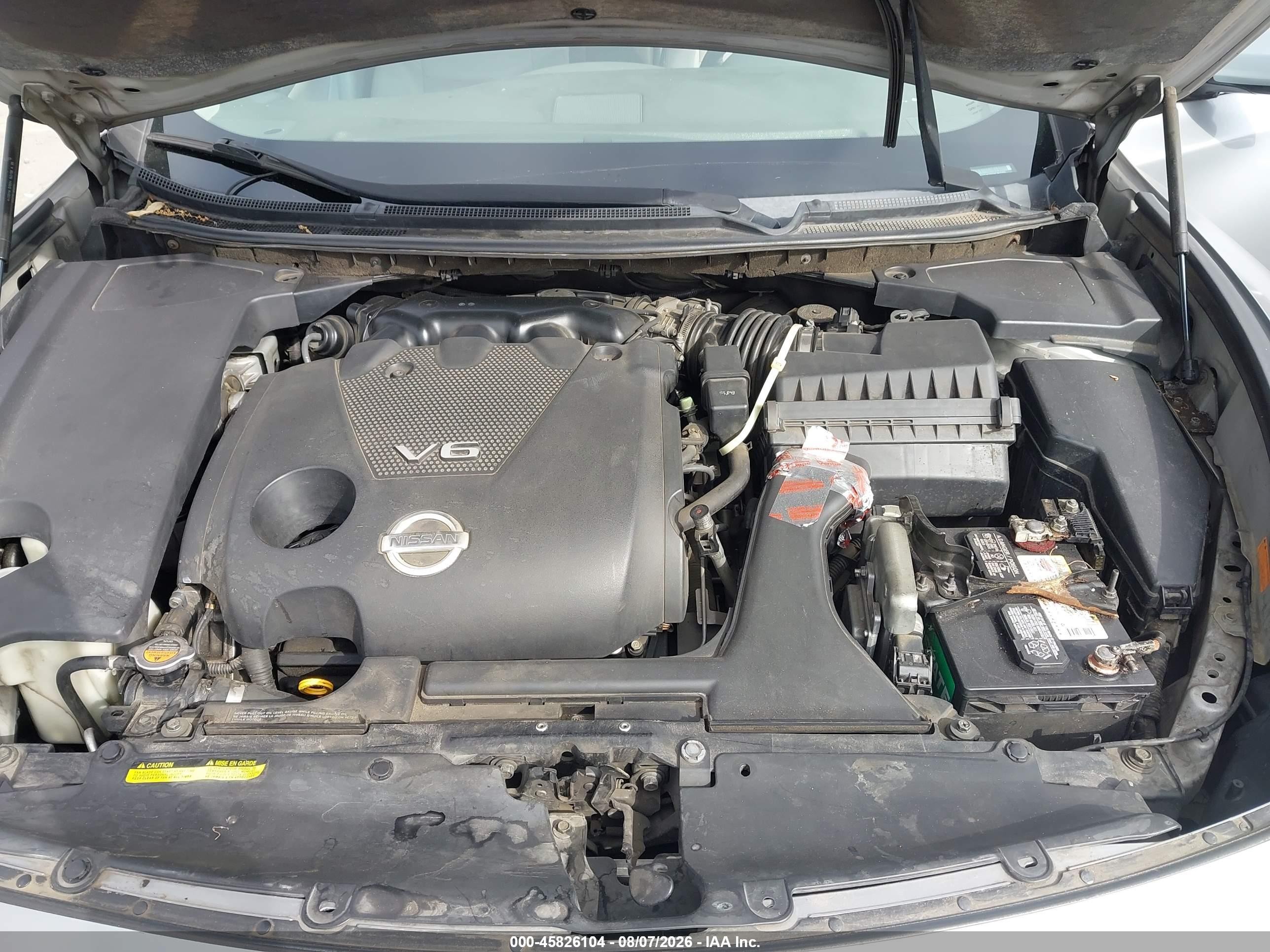 2009 Nissan Maxima 3.5 Sv Gray vin: 1N4AA51E59C803350