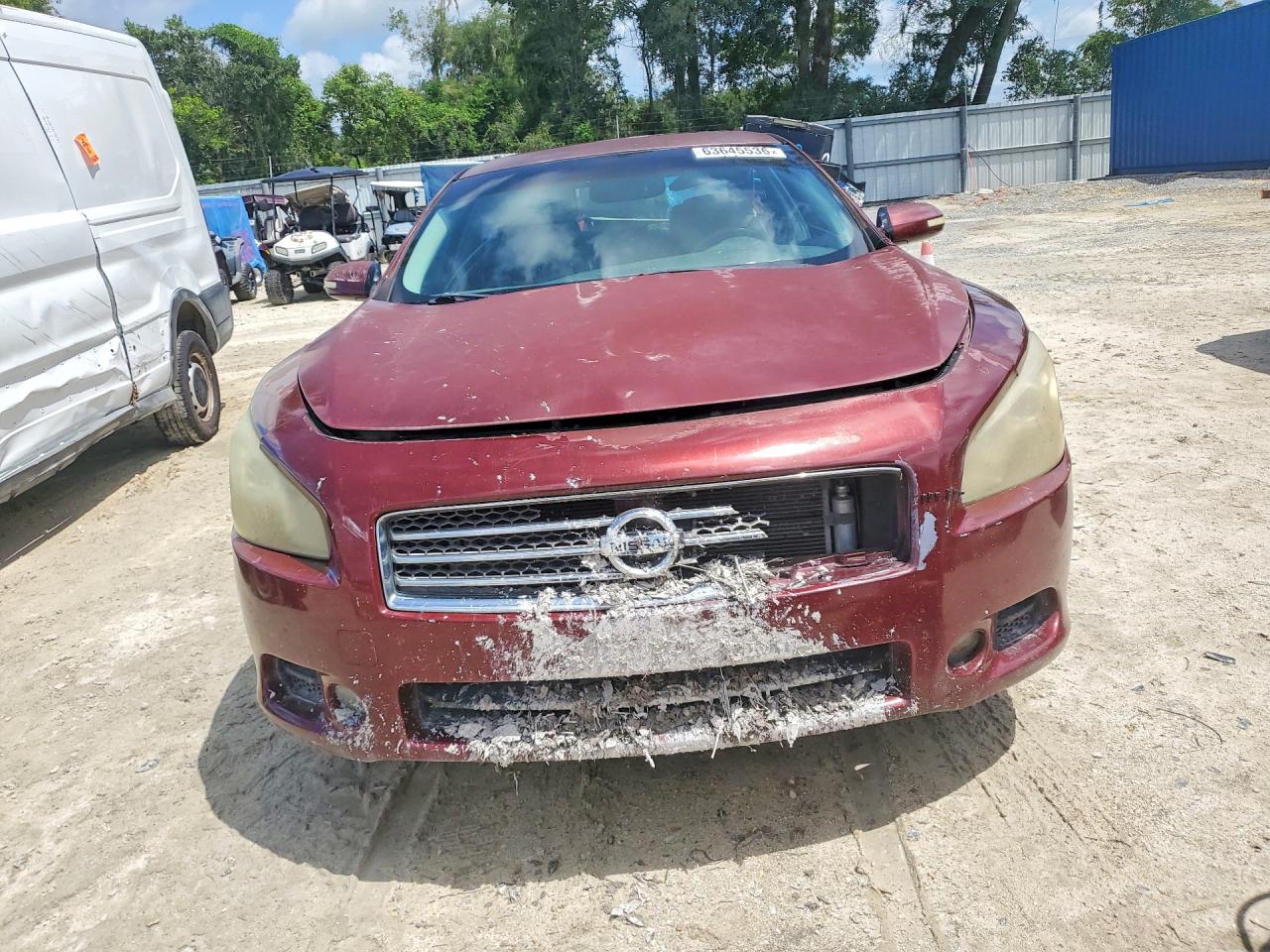 2009 Nissan Maxima 3.5 S Red vin: 1N4AA51E59C830029