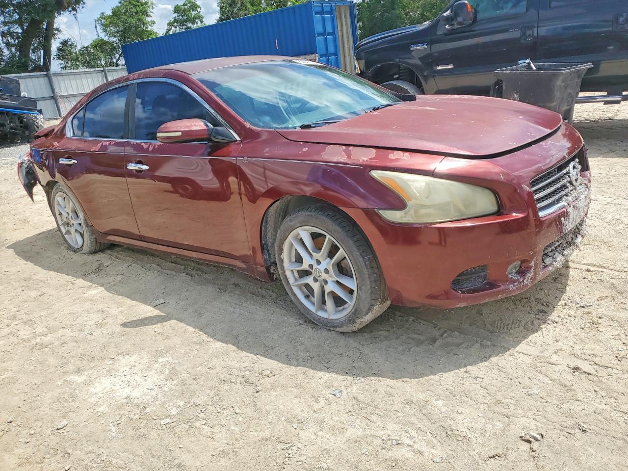 2009 Nissan Maxima 3.5 S Red vin: 1N4AA51E59C830029