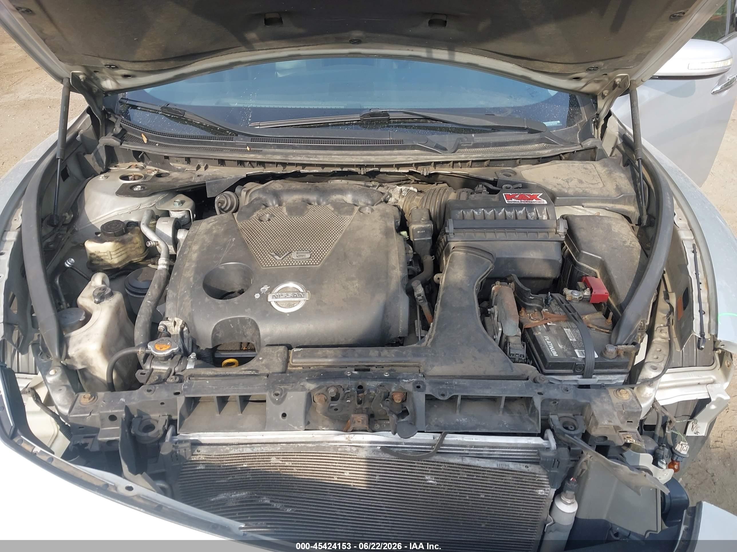 2009 Nissan Maxima 3.5 Sv Silver vin: 1N4AA51E59C842522