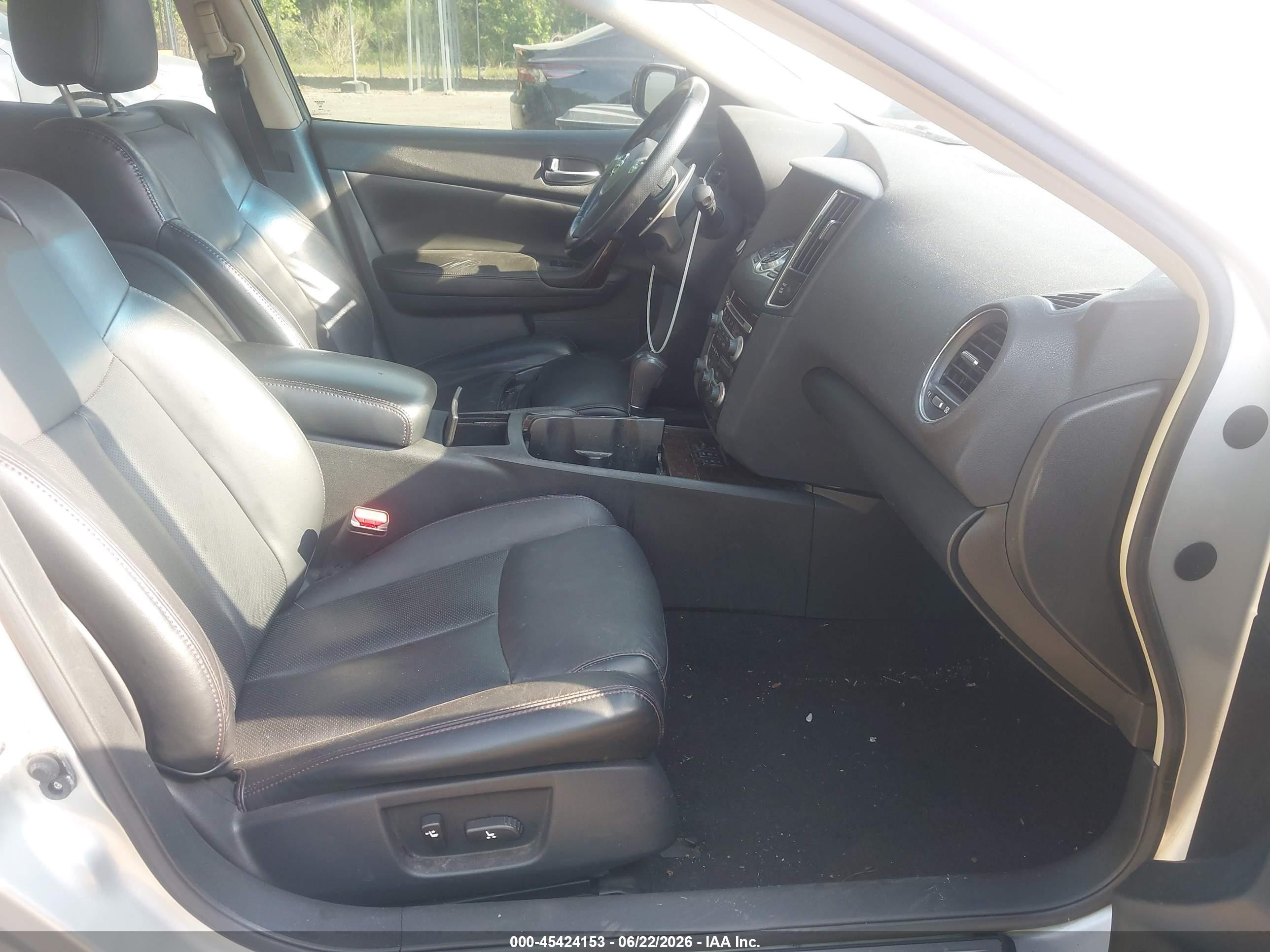 2009 Nissan Maxima 3.5 Sv Silver vin: 1N4AA51E59C842522